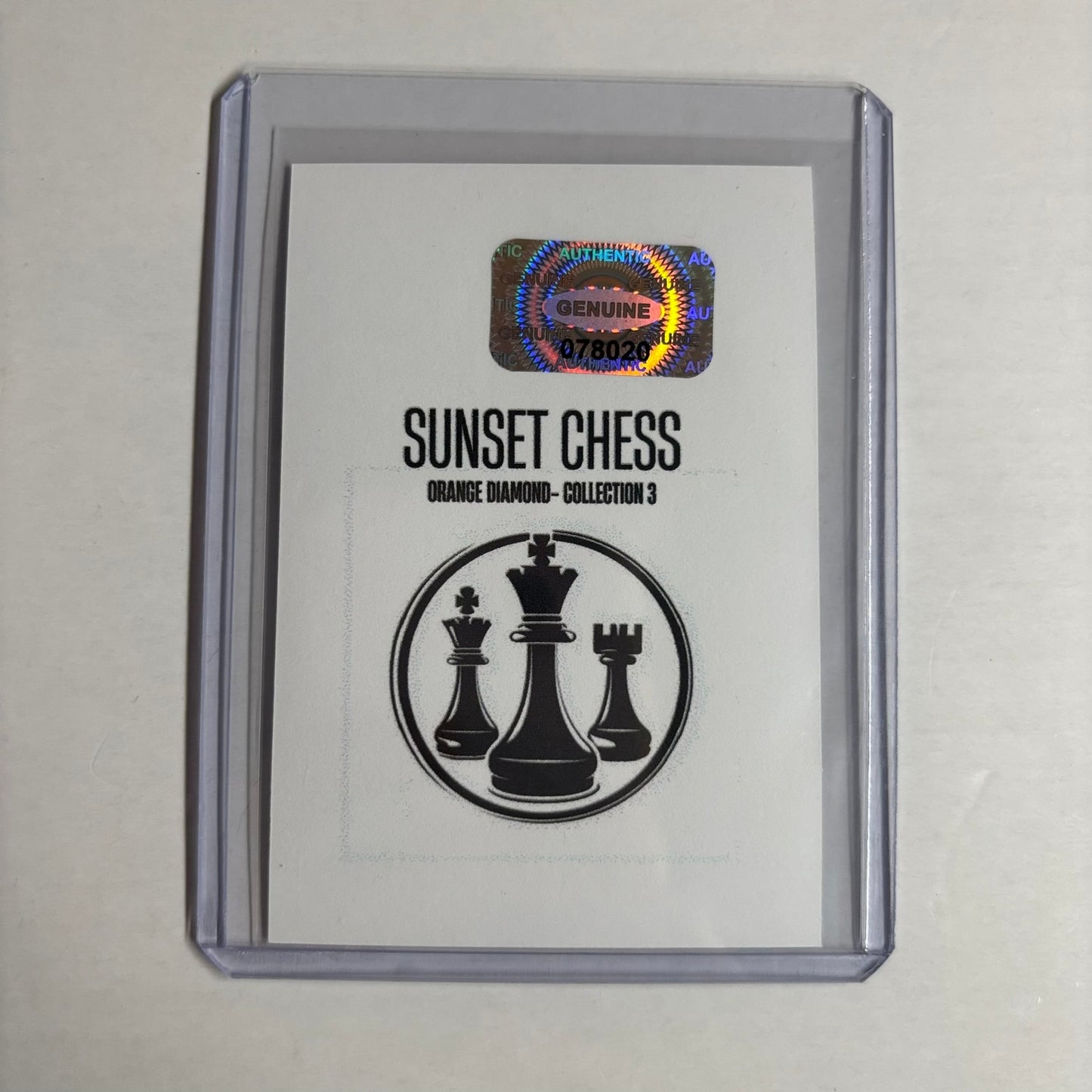Orange Diamond Collection 3 - Trading Card