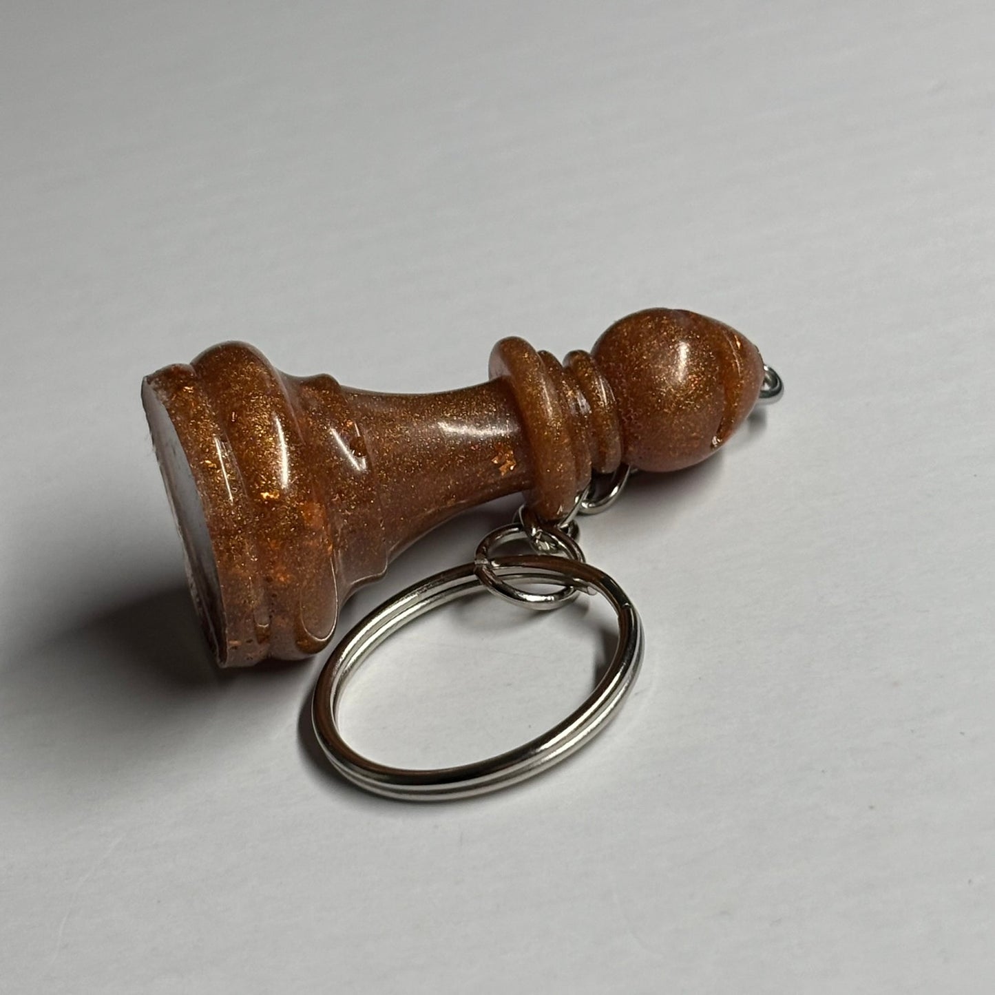 Bronze Bishop - Handmade Resin Keychain