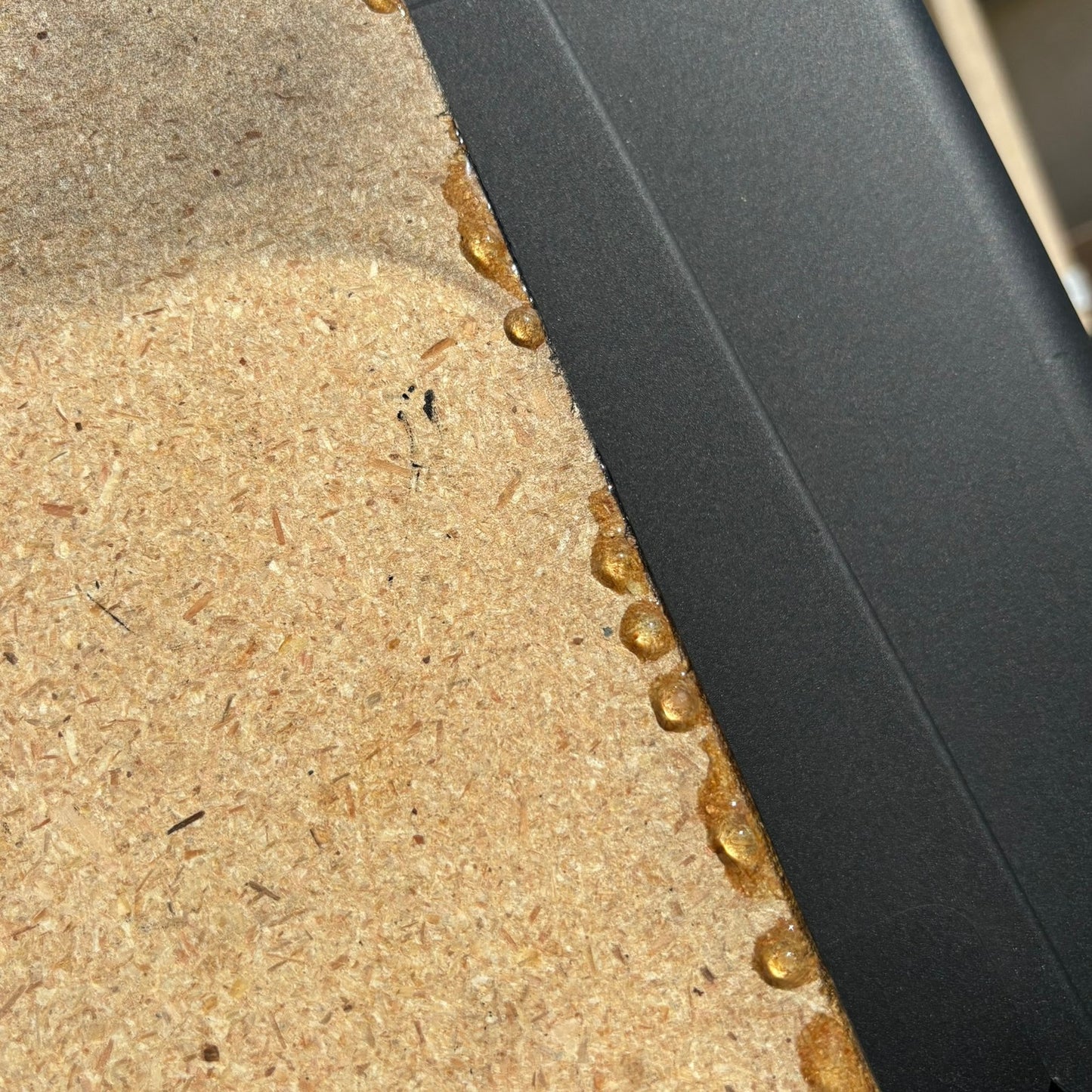 Vintage Brown Music - Resin Coated Chess Board