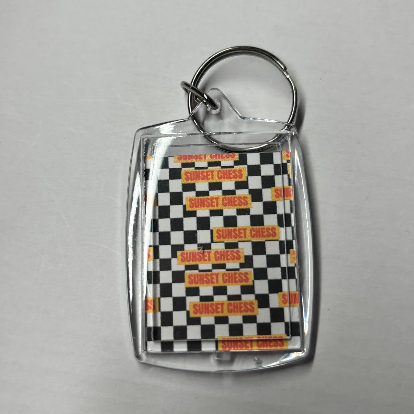 Futuristic - Chess Photo Keychain