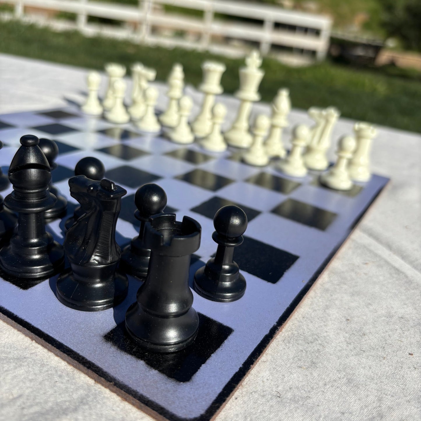 Mystic Purple - Painted Chess Set