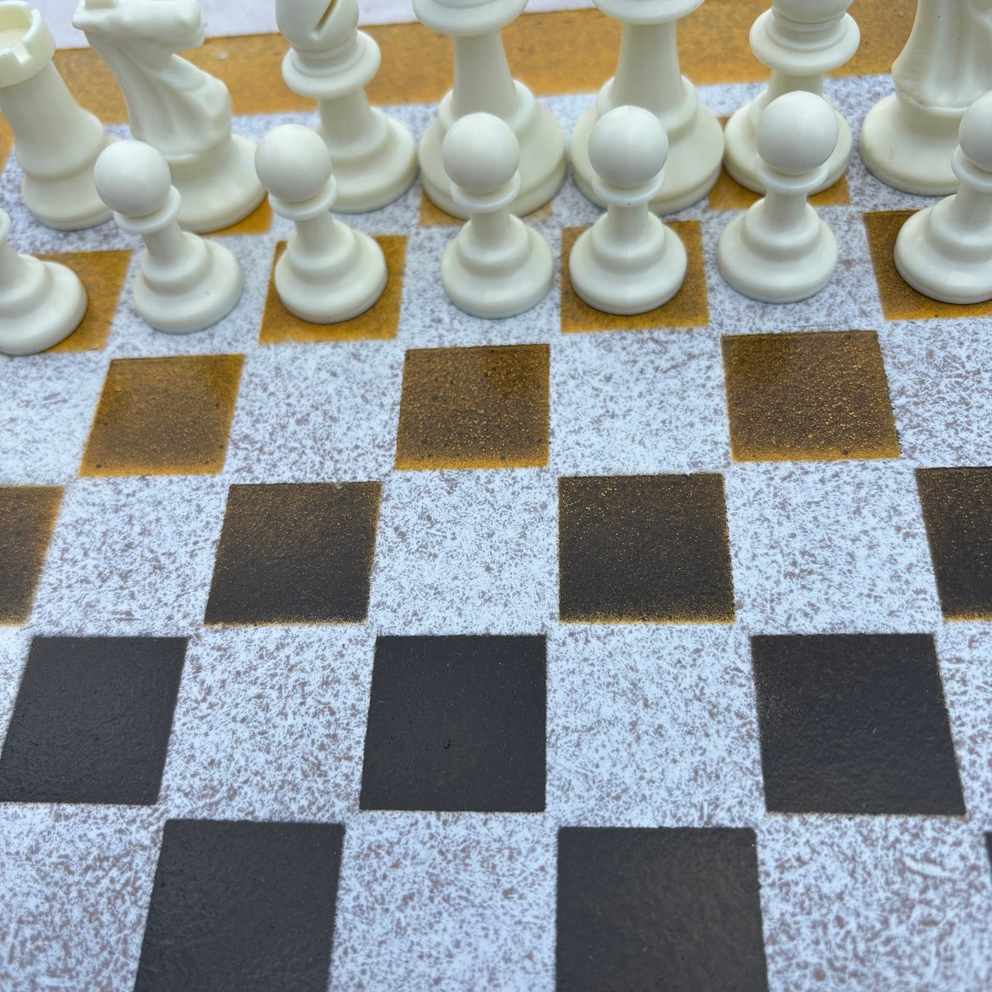 Steelers Yellow/Gold/Black - Painted Chess Set