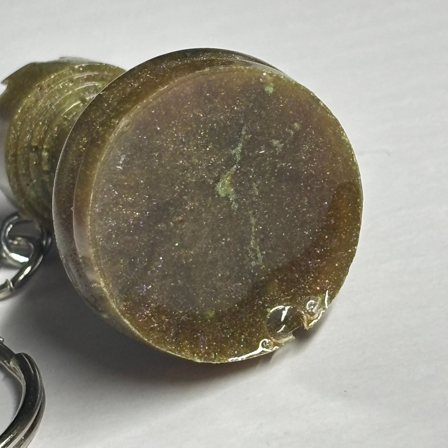 Brown Rook - Handmade Resin Keychain