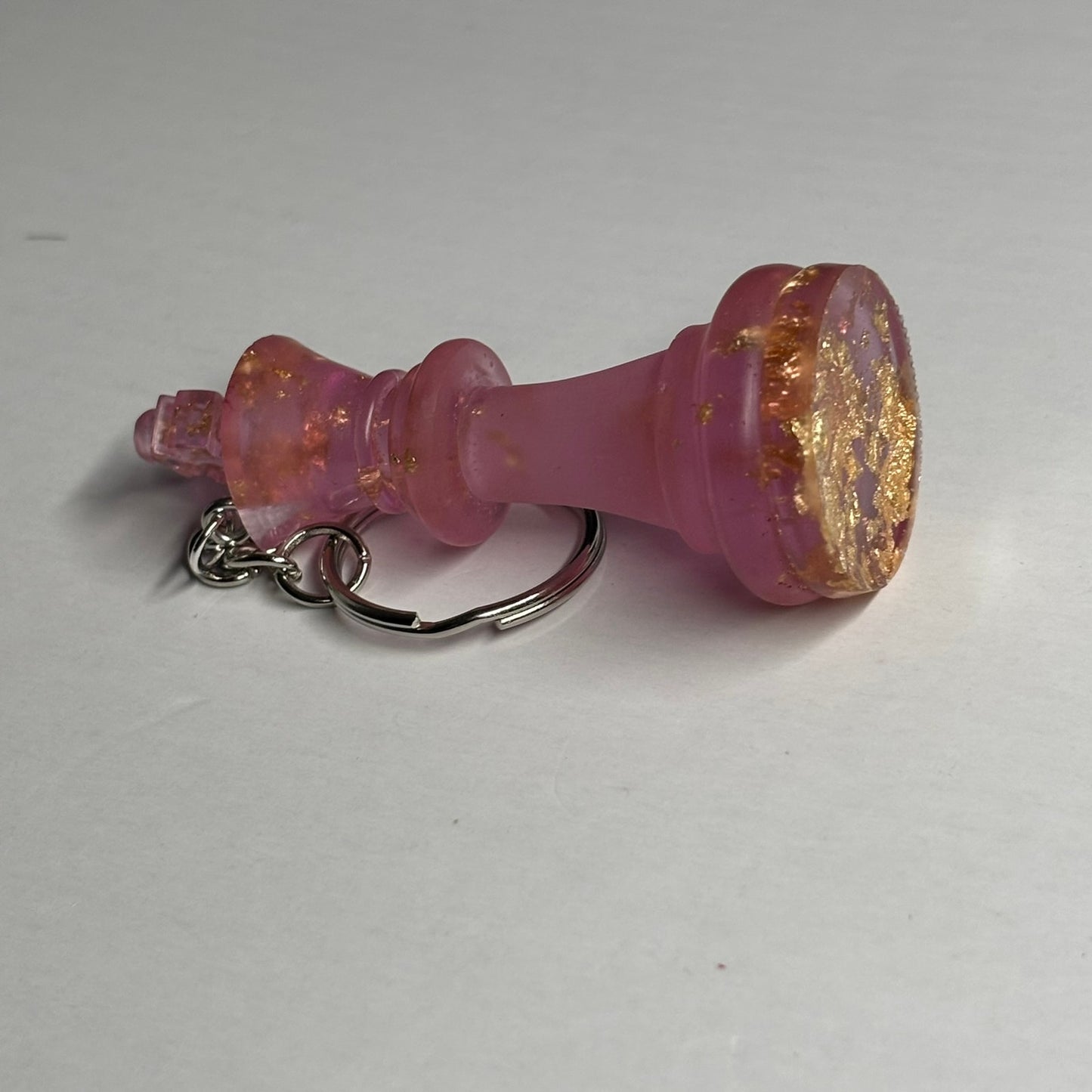 Royal Pink King - Handmade Resin Keychain