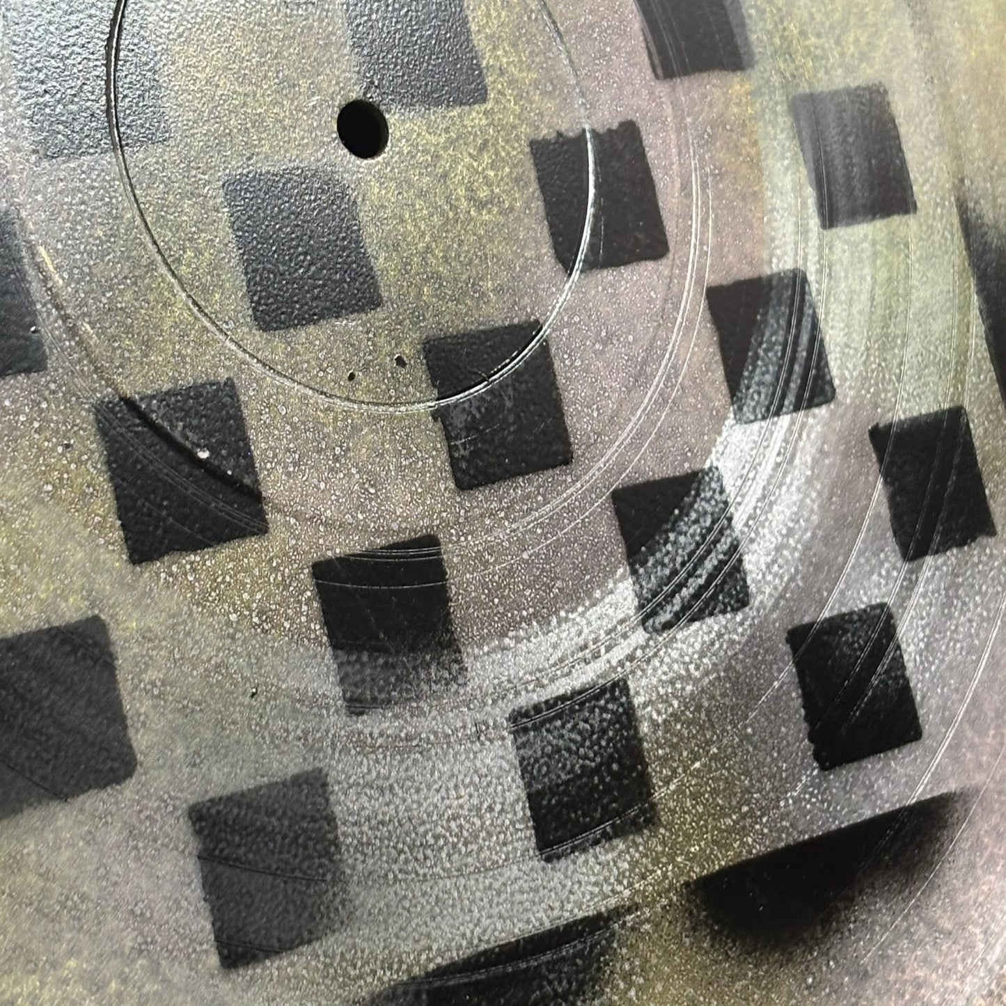 Dirty Green - Vinyl Chess Board