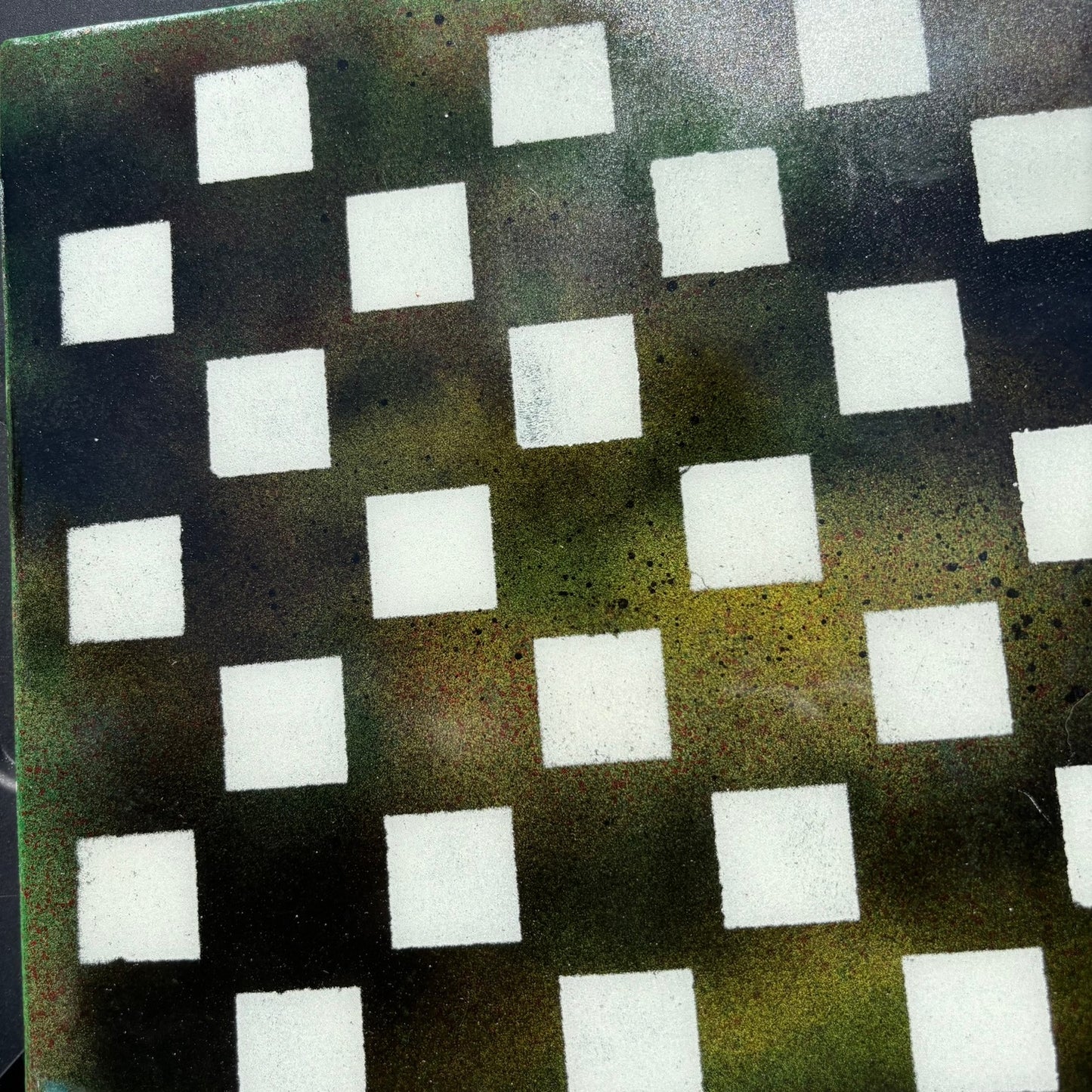 Honey Green - Resin Coated Chess Board