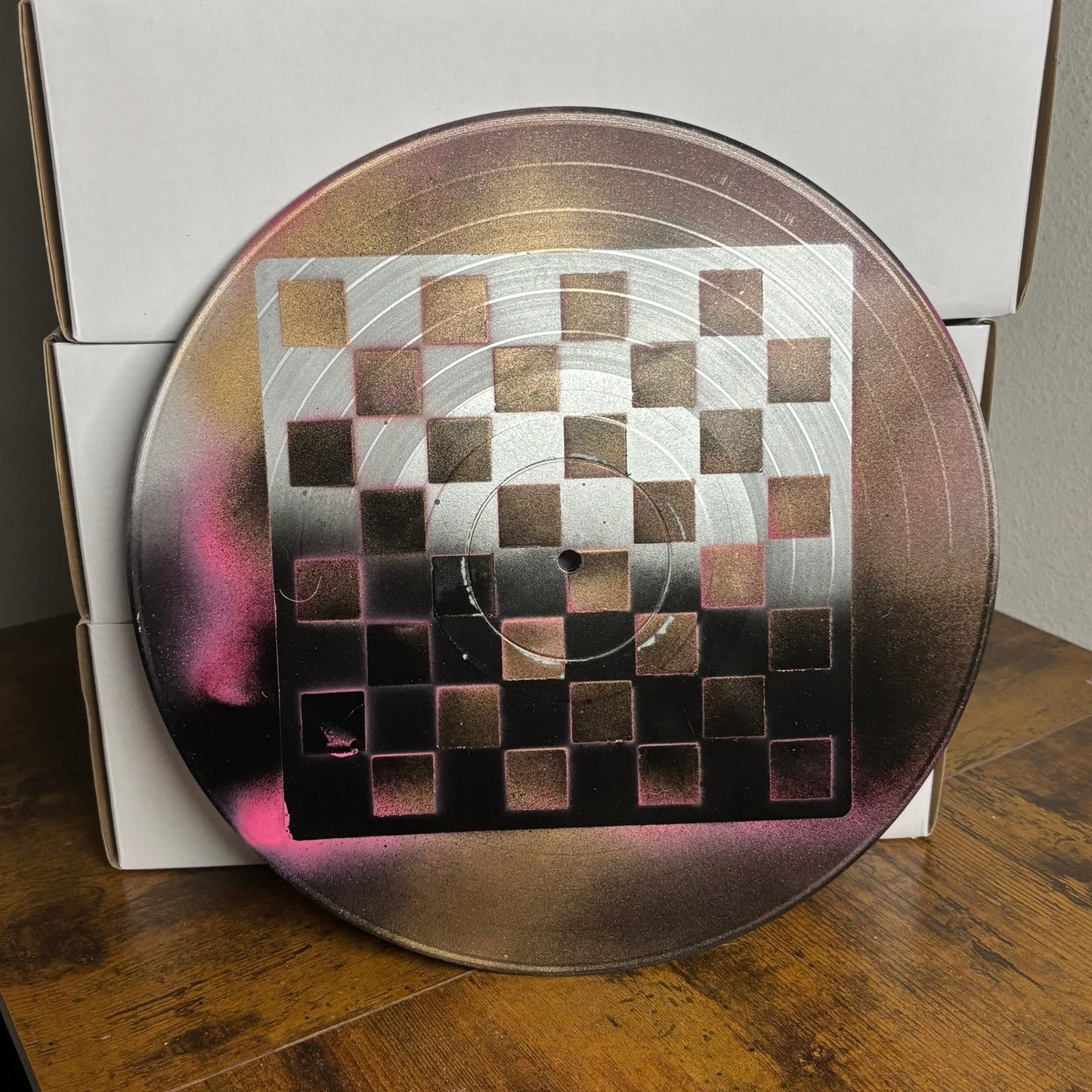 The Void Mix - Vinyl Chess Board
