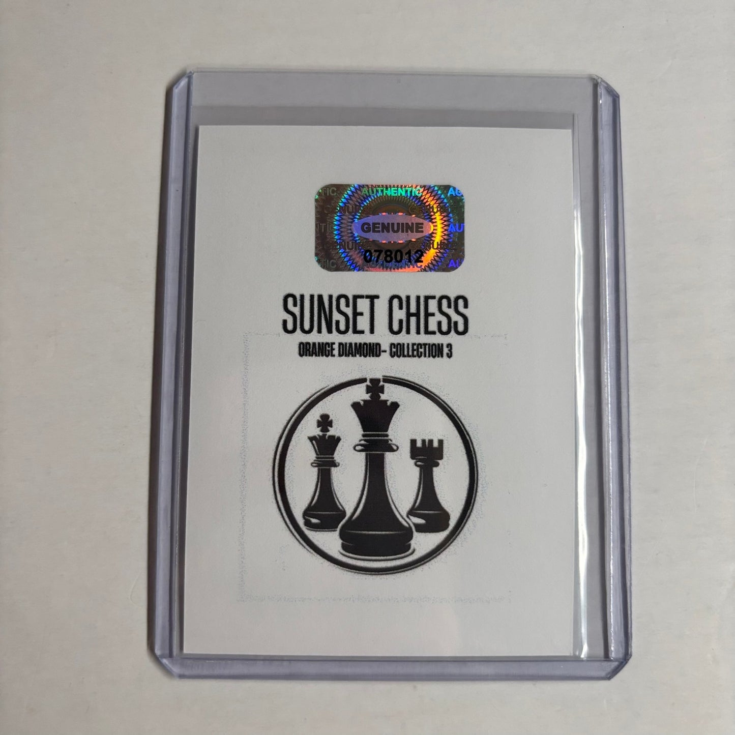 Orange Diamond Collection 3 - Trading Card