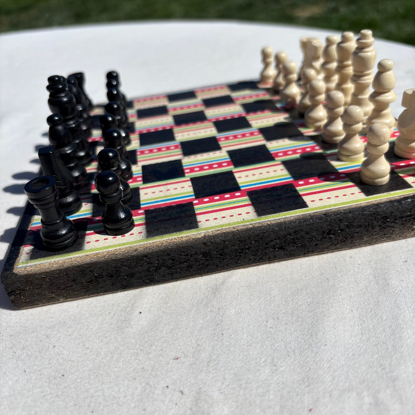 Outdoor Vibes - Scrapbook Chess Set