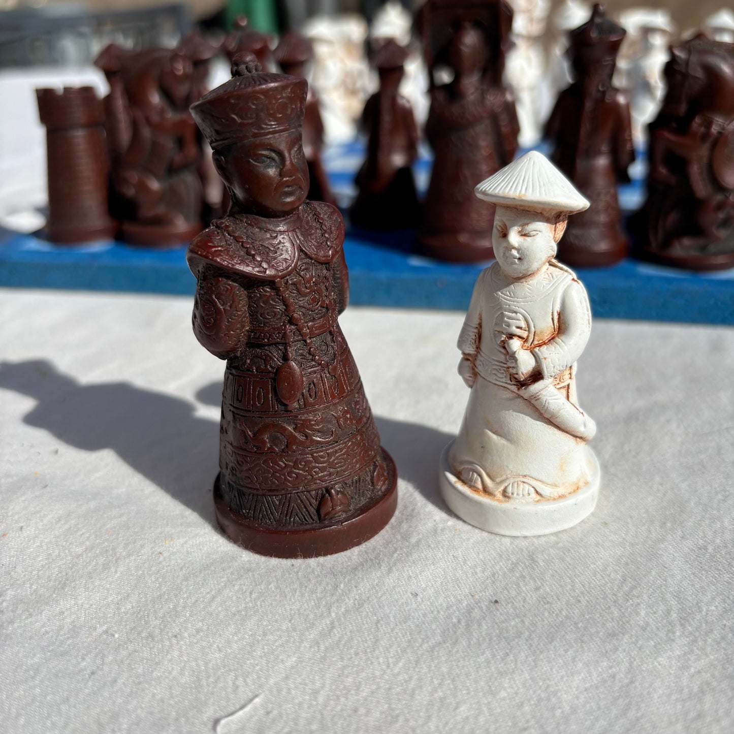 Candy Blue - Chinese Edition Chess Set