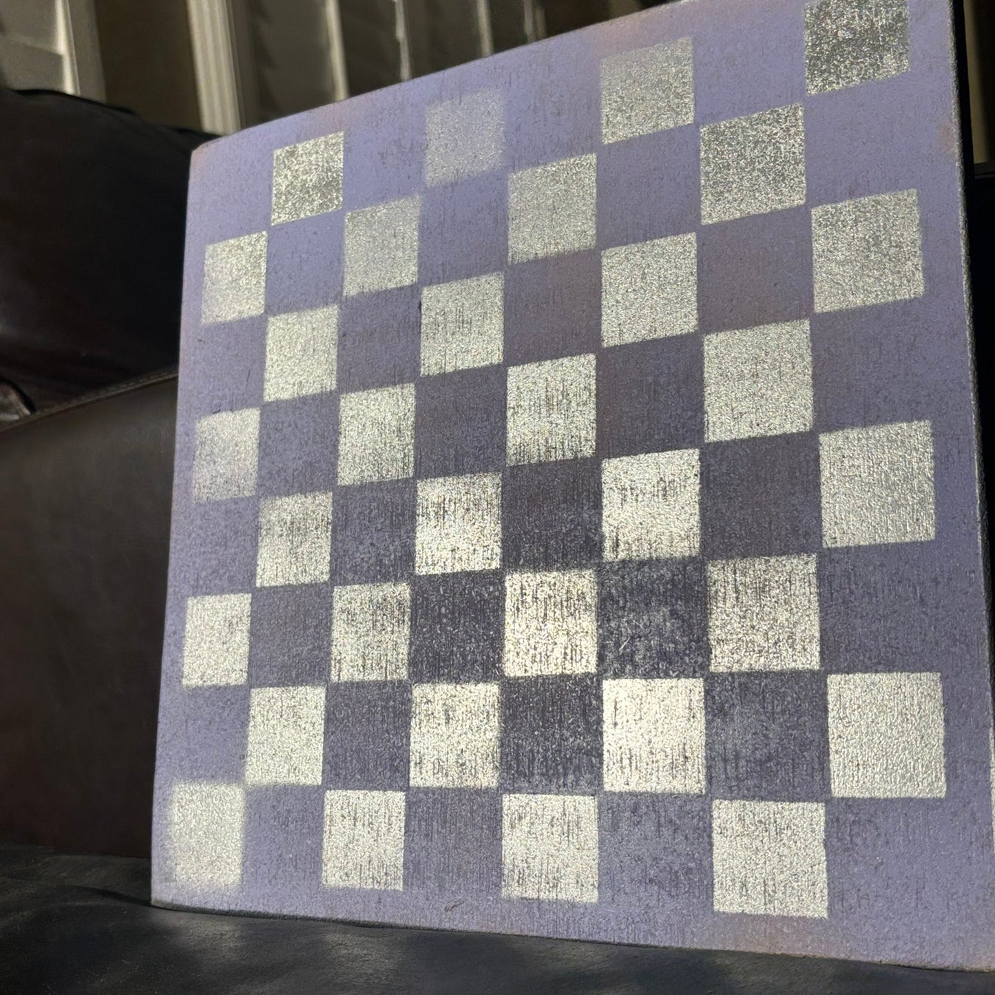 Light Purple Chrome - Painted Chess Board