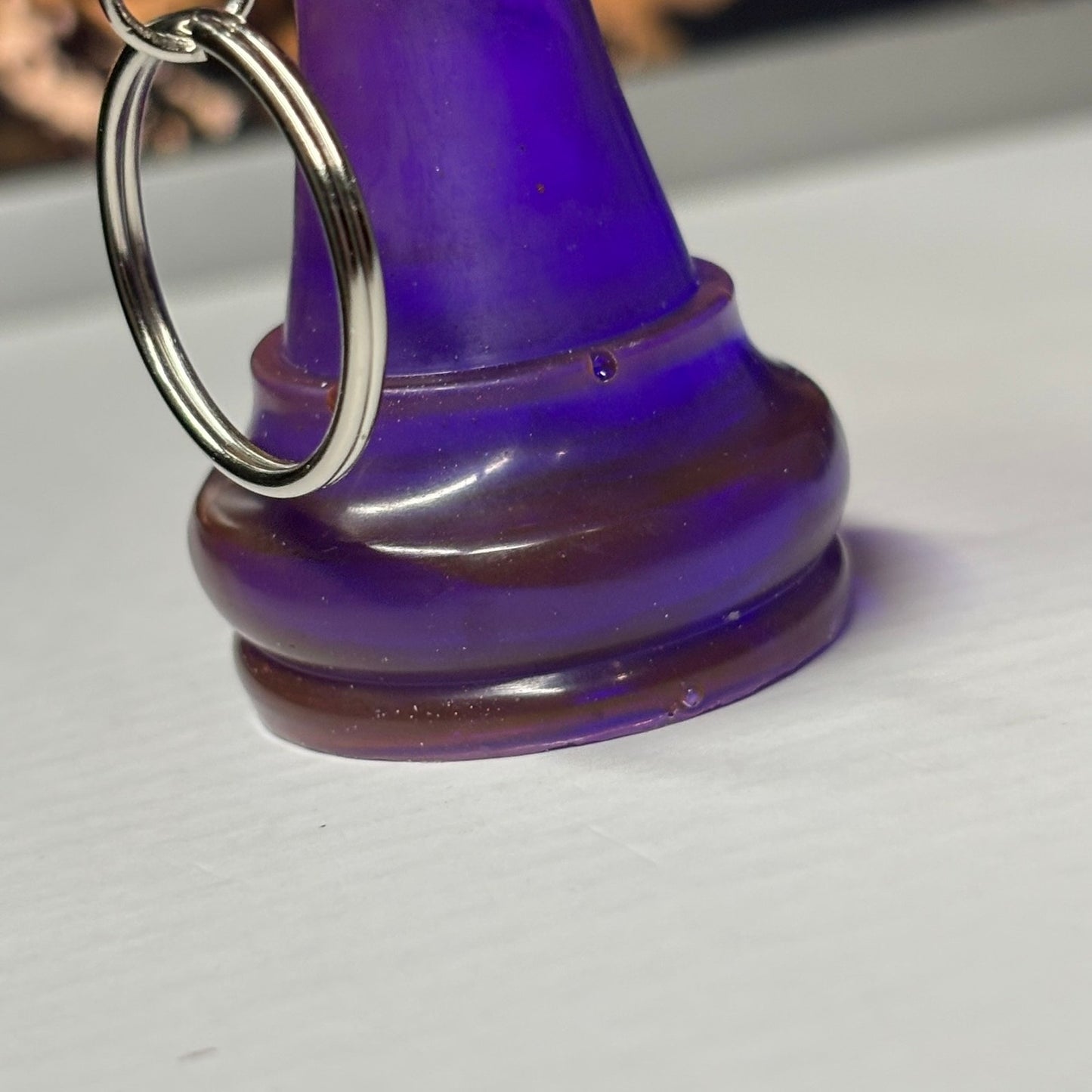 The Translucent King - Handmade Resin Keychain - Large Edition