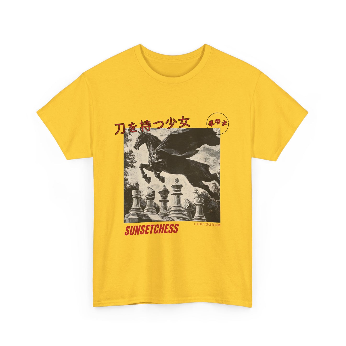 The Flying Knight - Yellow Chess T Shirt