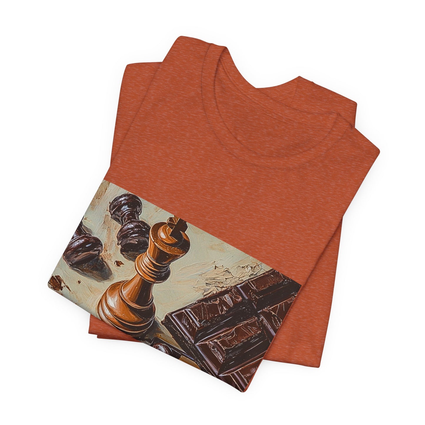 Chess & Chocolate - Autumn Orange Chess T Shirt