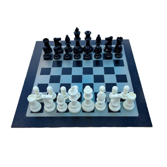 Metallic Green - Painted Chess Set