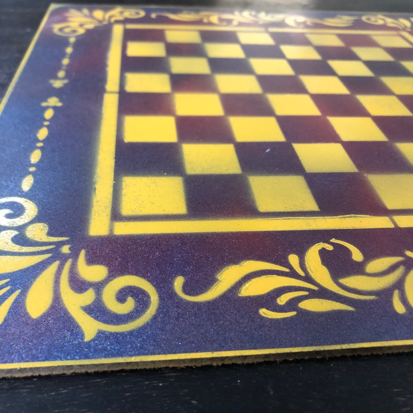 Galaxy Yellow - Painted Chess Set