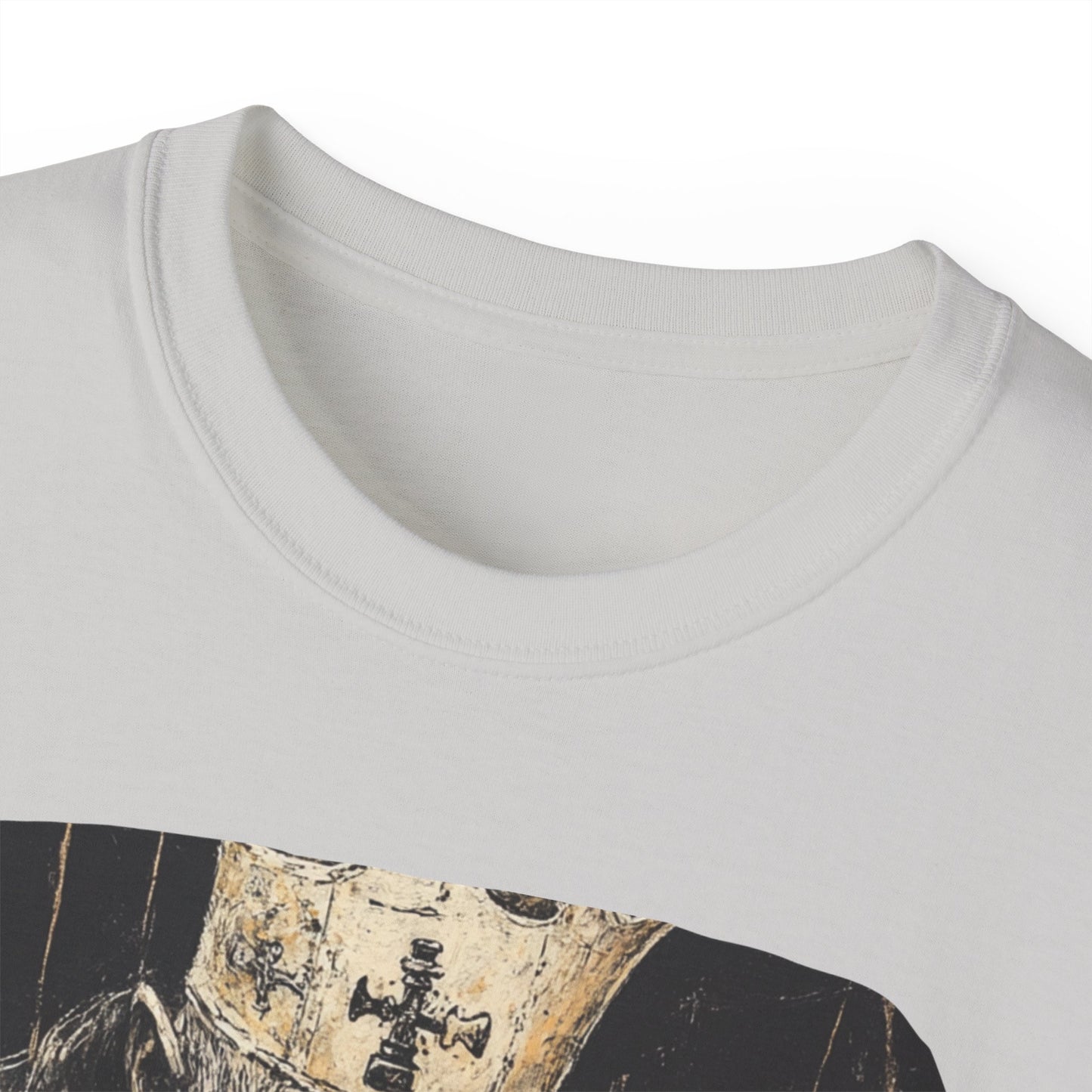 Bishop Plays Chess - Ice Gray Chess T Shirt