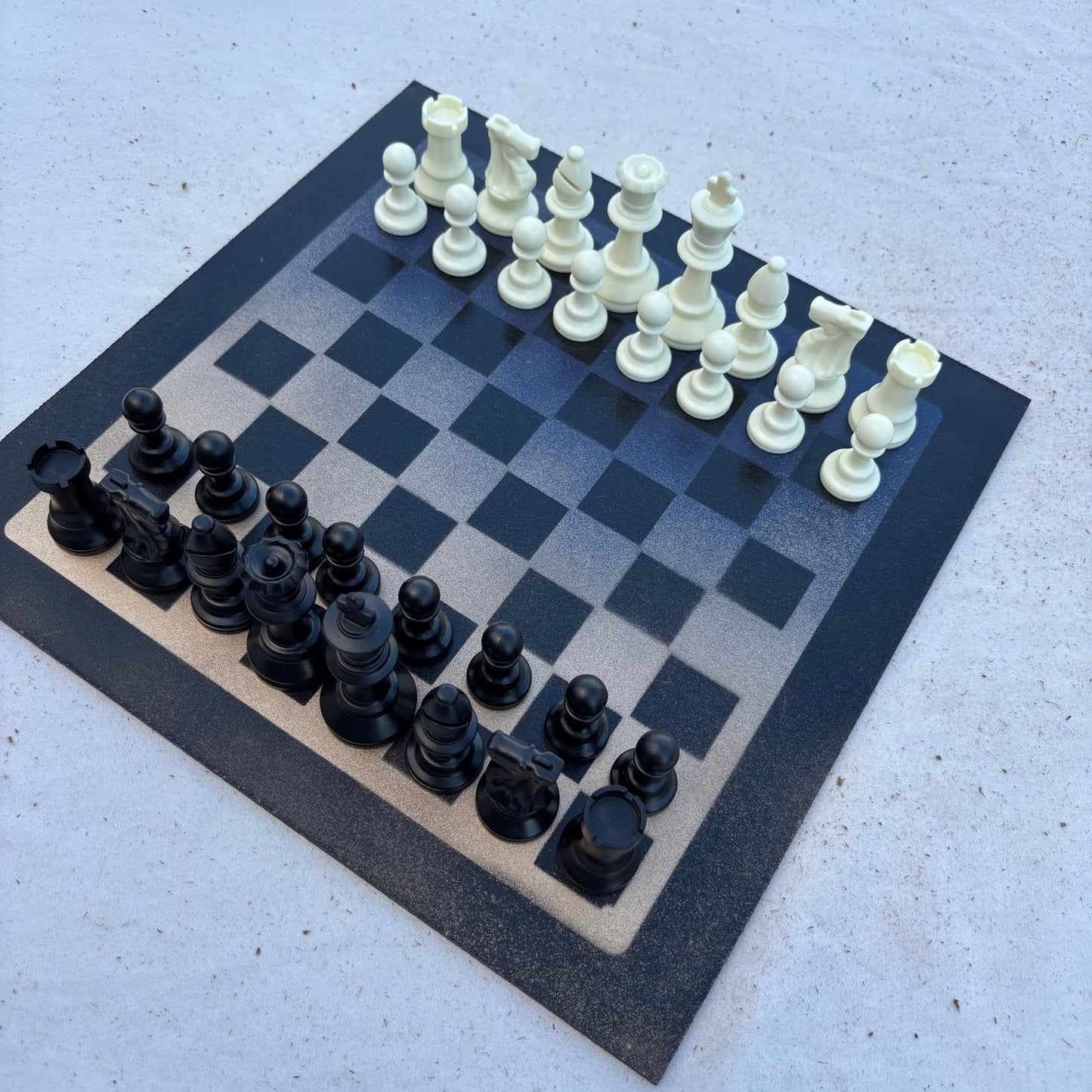 Classic Vintage - Painted Chess Set