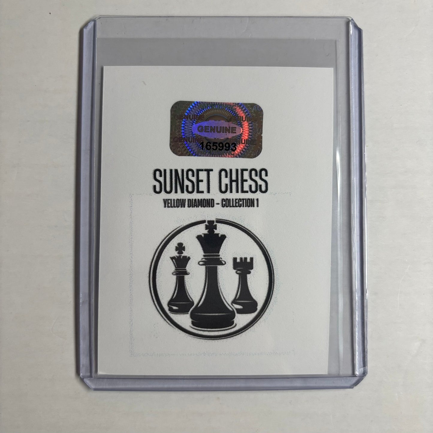 Yellow Diamond Collection 1 - Trading Card