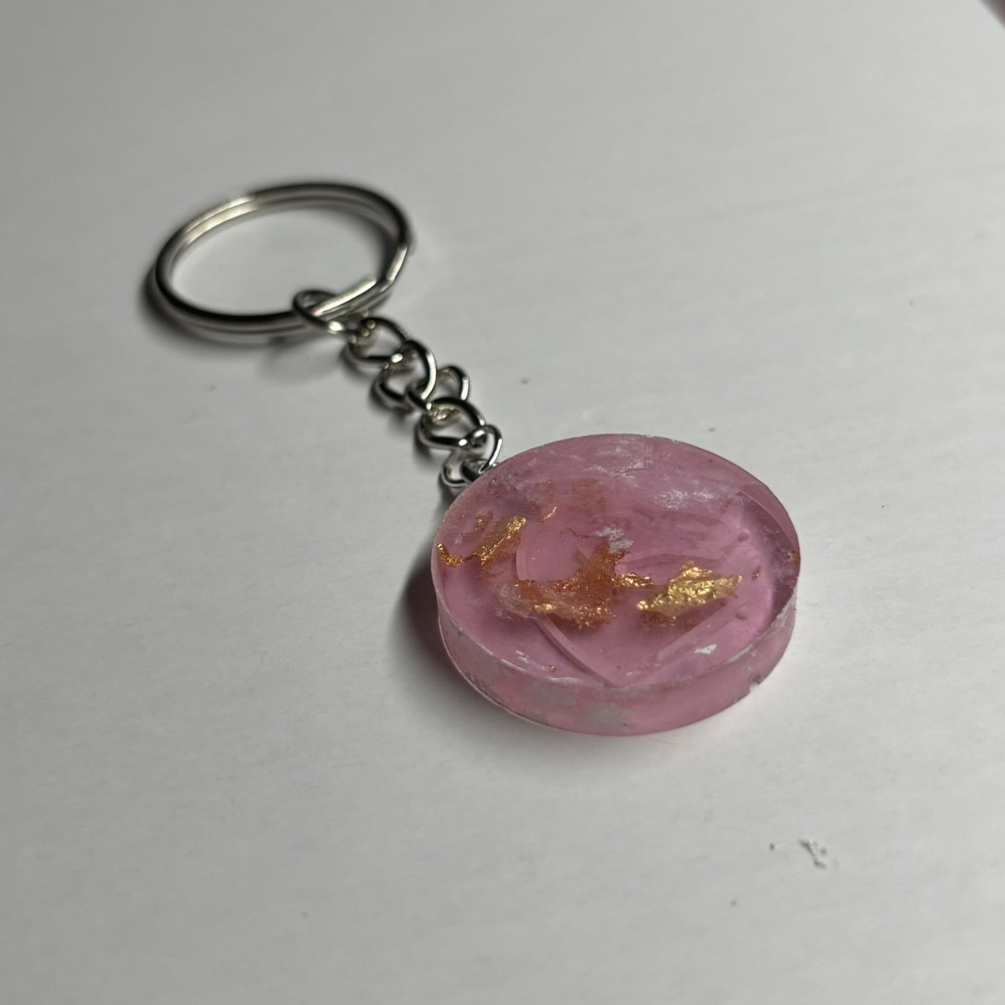 Pretty Pink Knight - Handmade Resin Keychain
