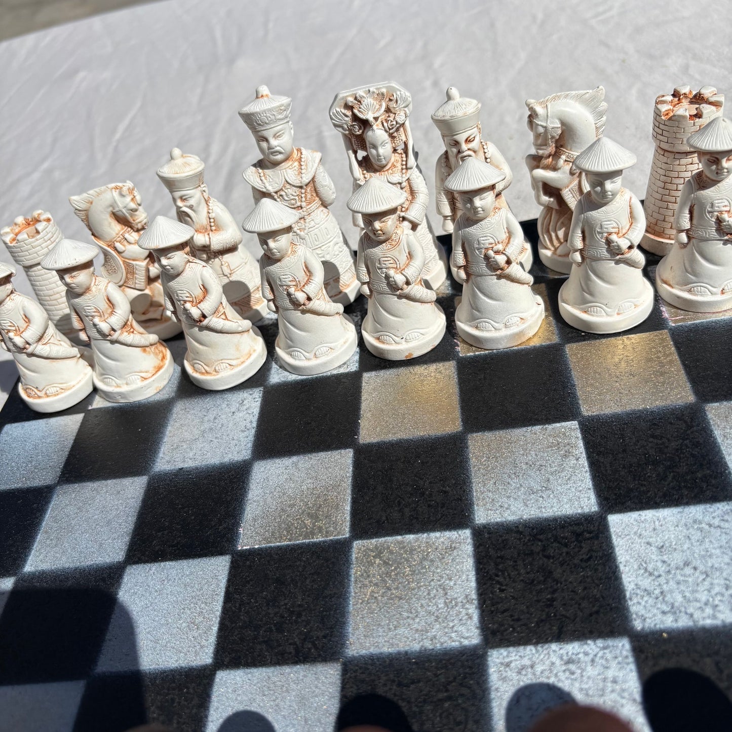 Golden Black - Chinese Edition Chess Set
