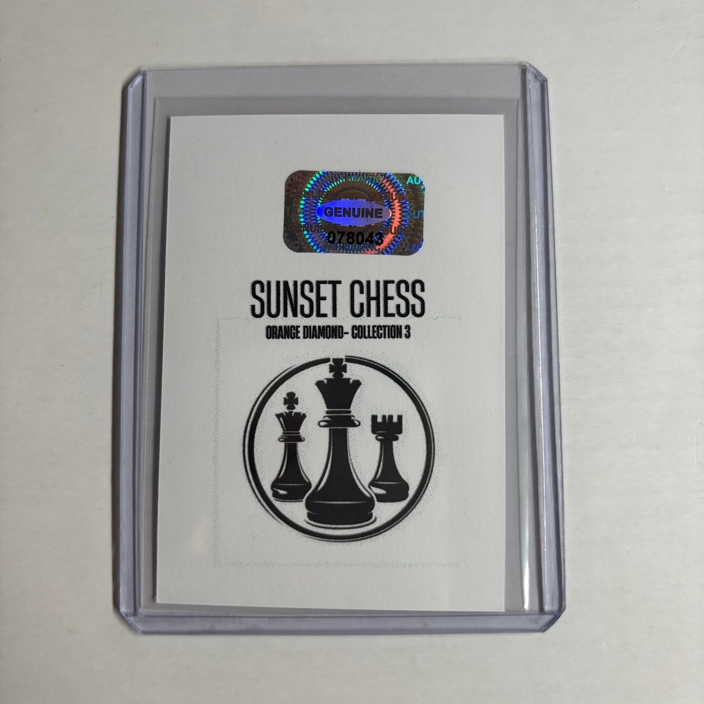 Orange Diamond Collection 3 - Trading Card