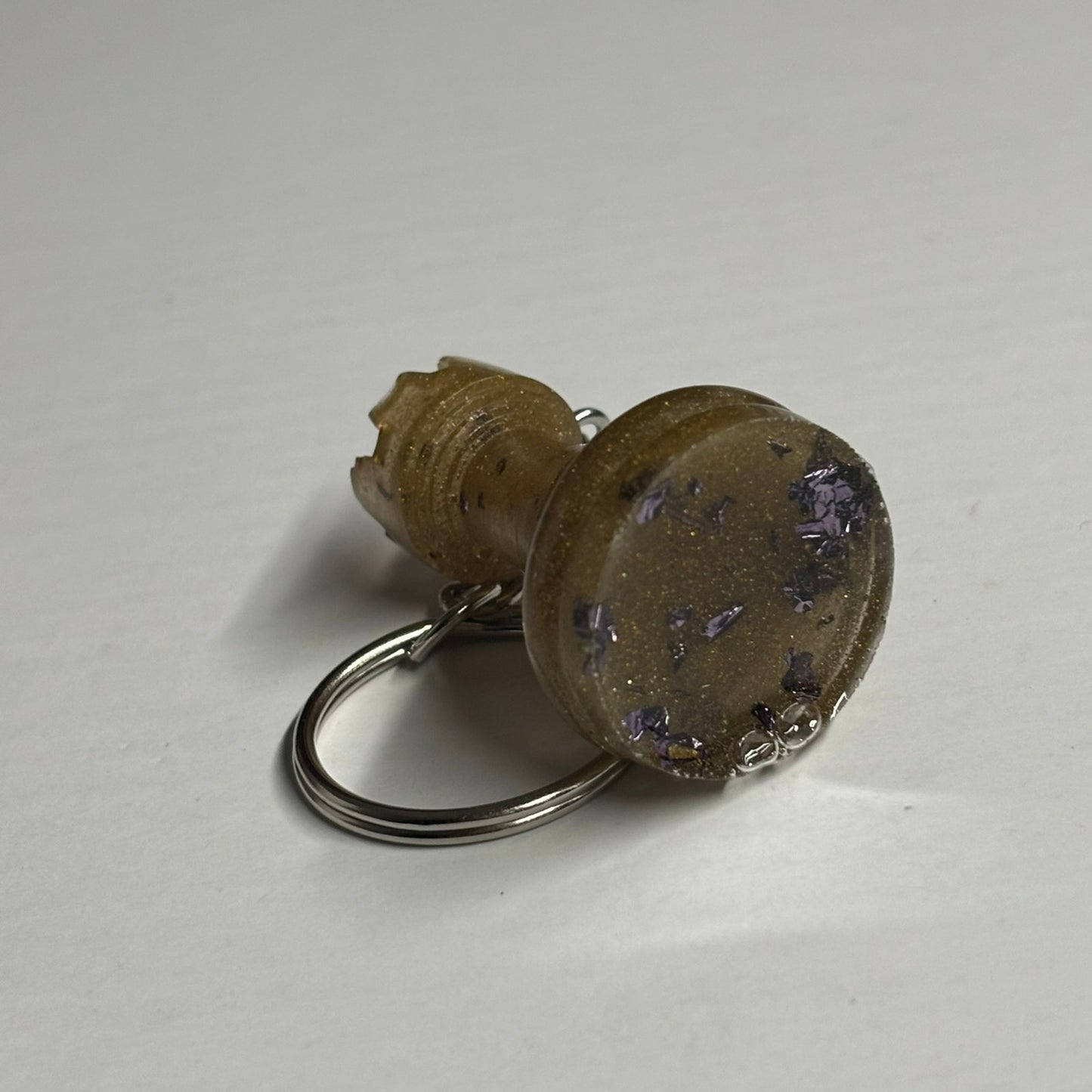 Dirty Green Rook - Handmade Resin Keychain