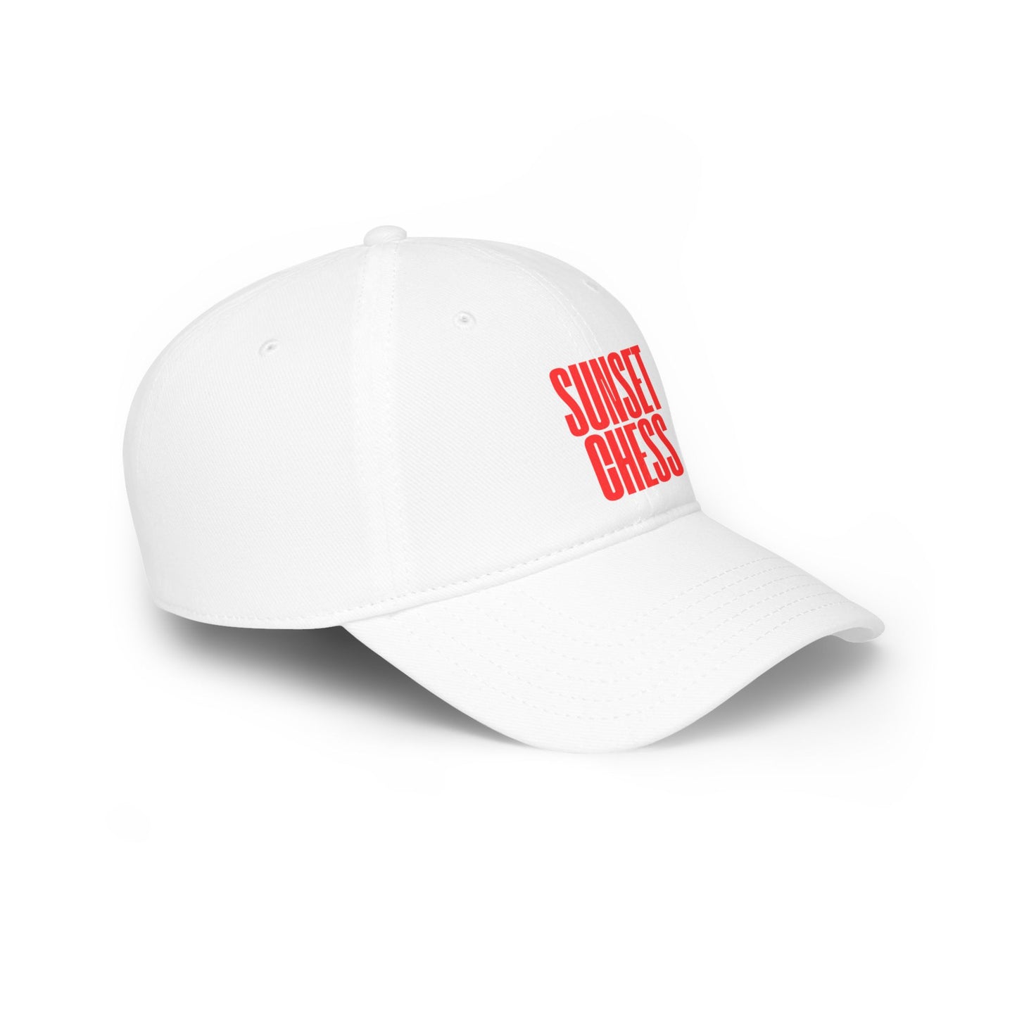 Sunset Chess - Sunset Chess White Baseball Cap