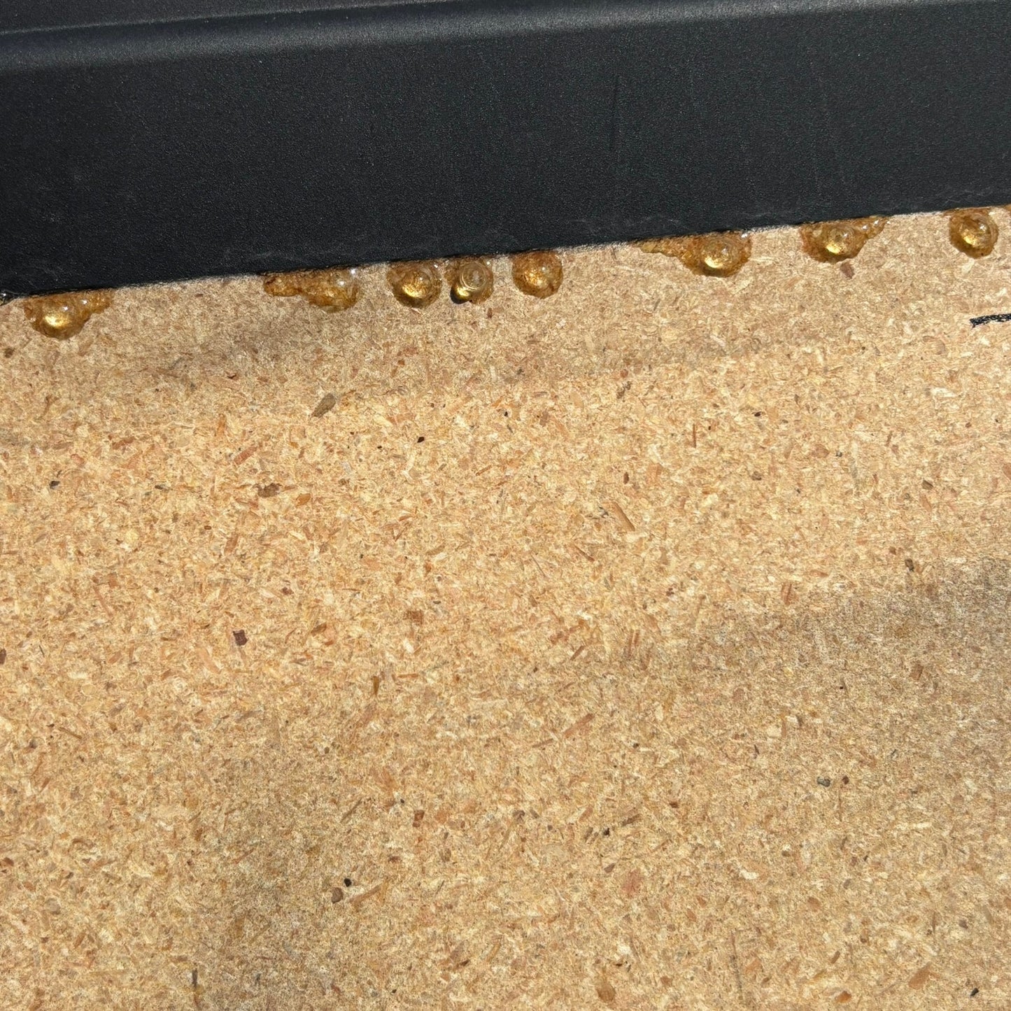 Orange Gold Flowers - Resin Coated Chess Board