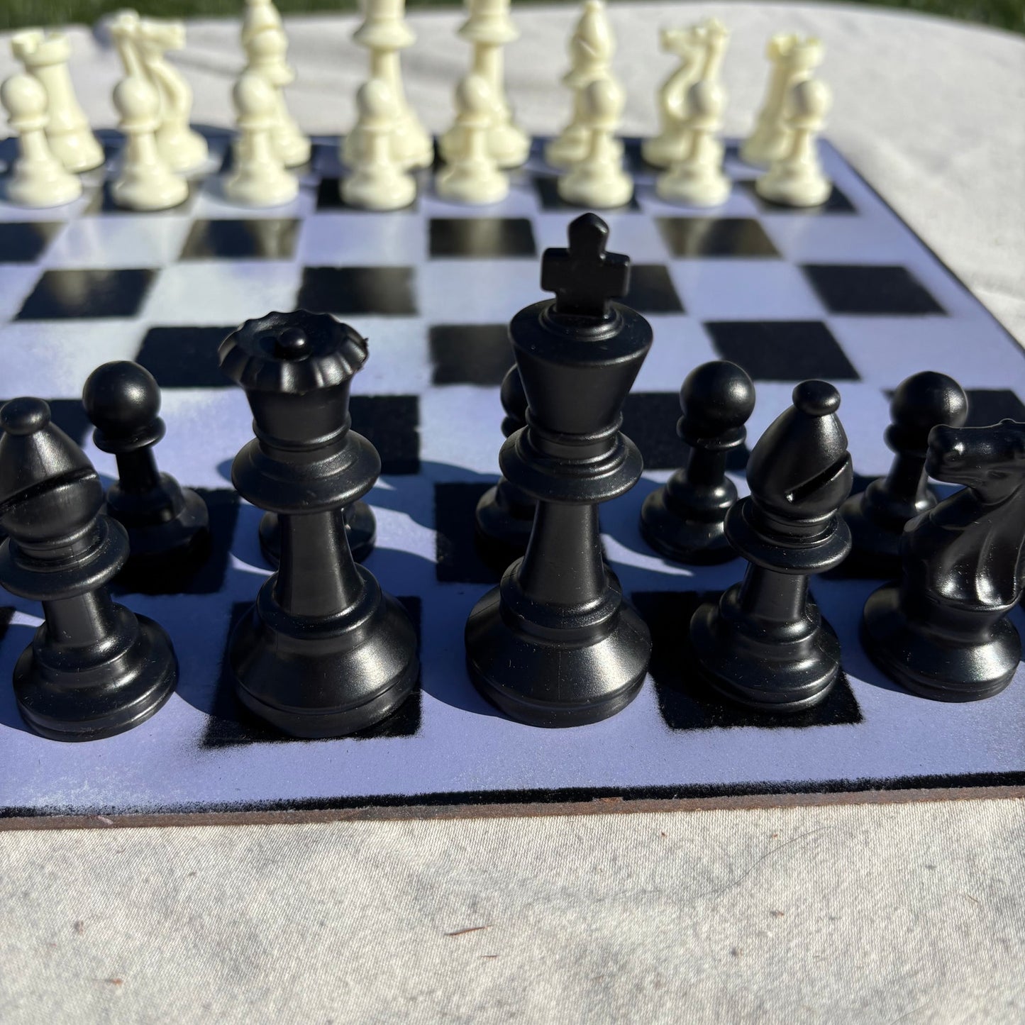 Mystic Purple - Painted Chess Set
