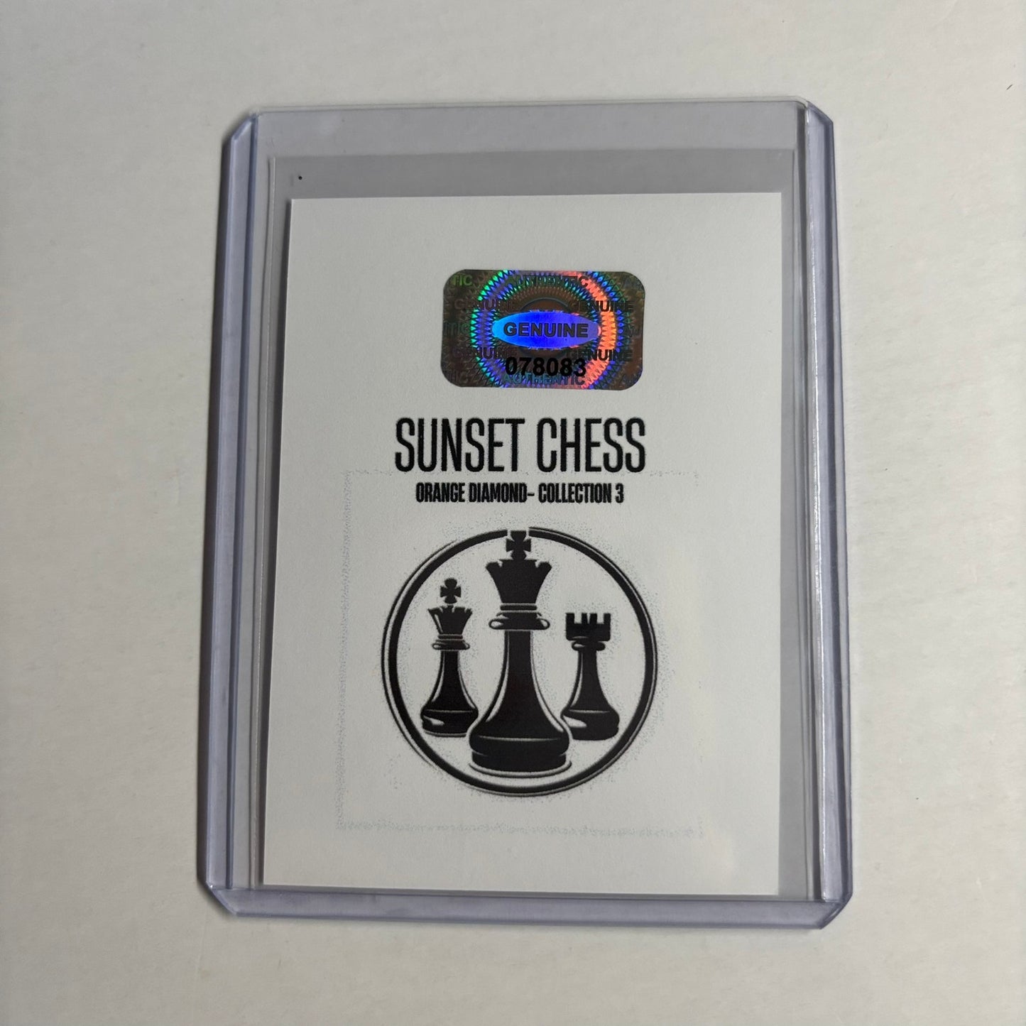 Orange Diamond Collection 3 - Trading Card