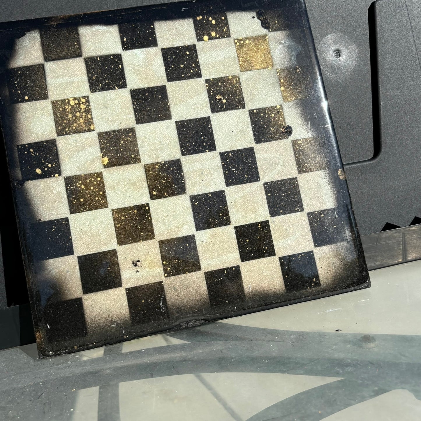 Royal Gold - Resin Coated Chess Board
