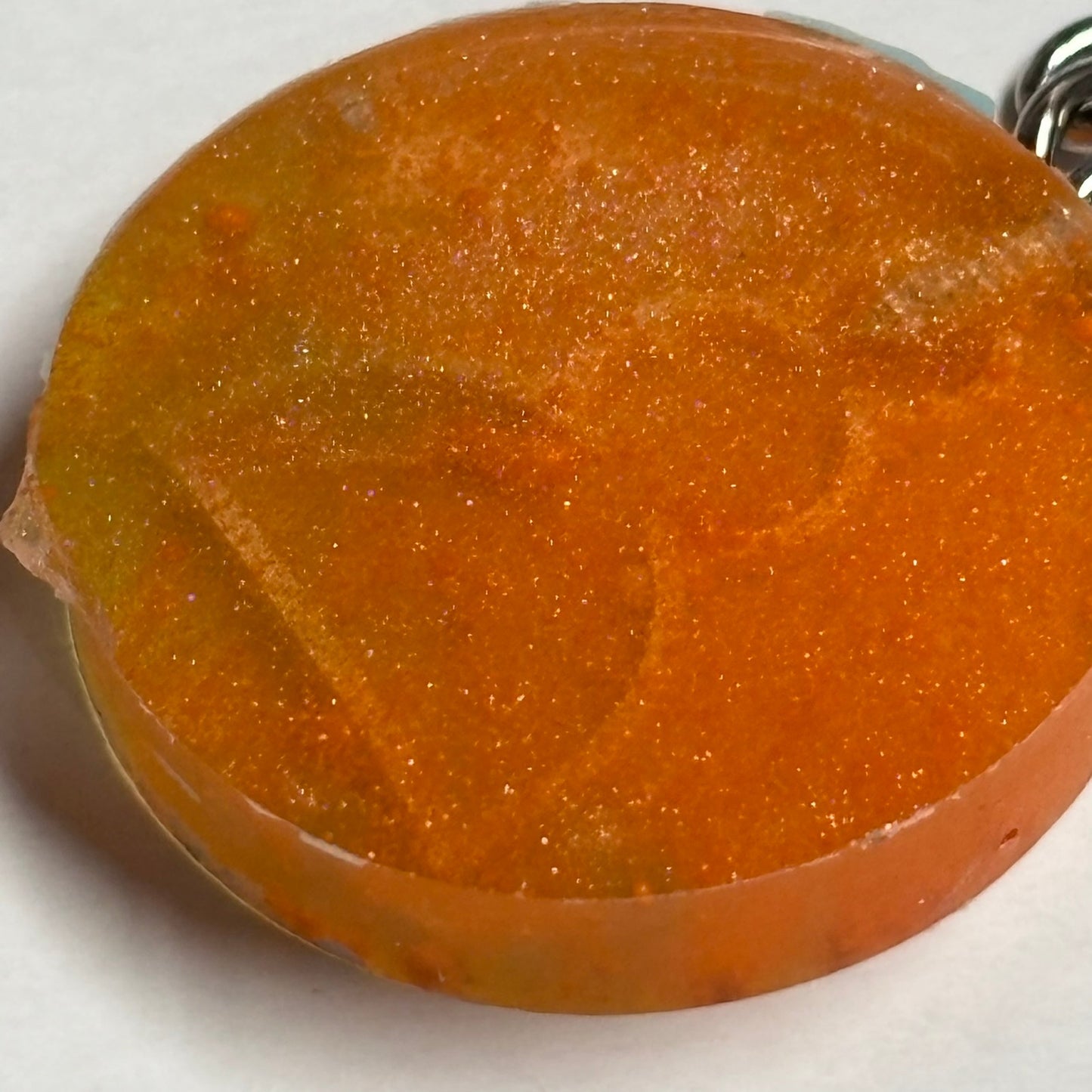 Orange Pawn - Handmade Resin Keychain - Flat Edition