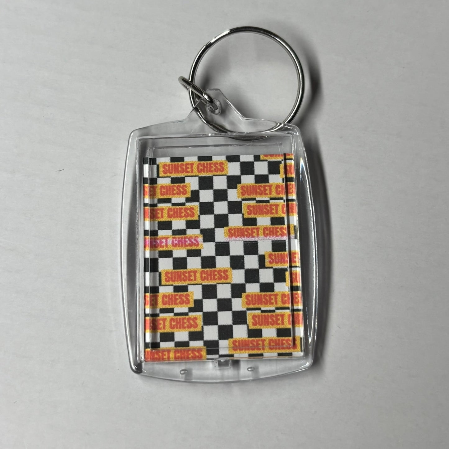 Space Battle - Chess Photo Keychain