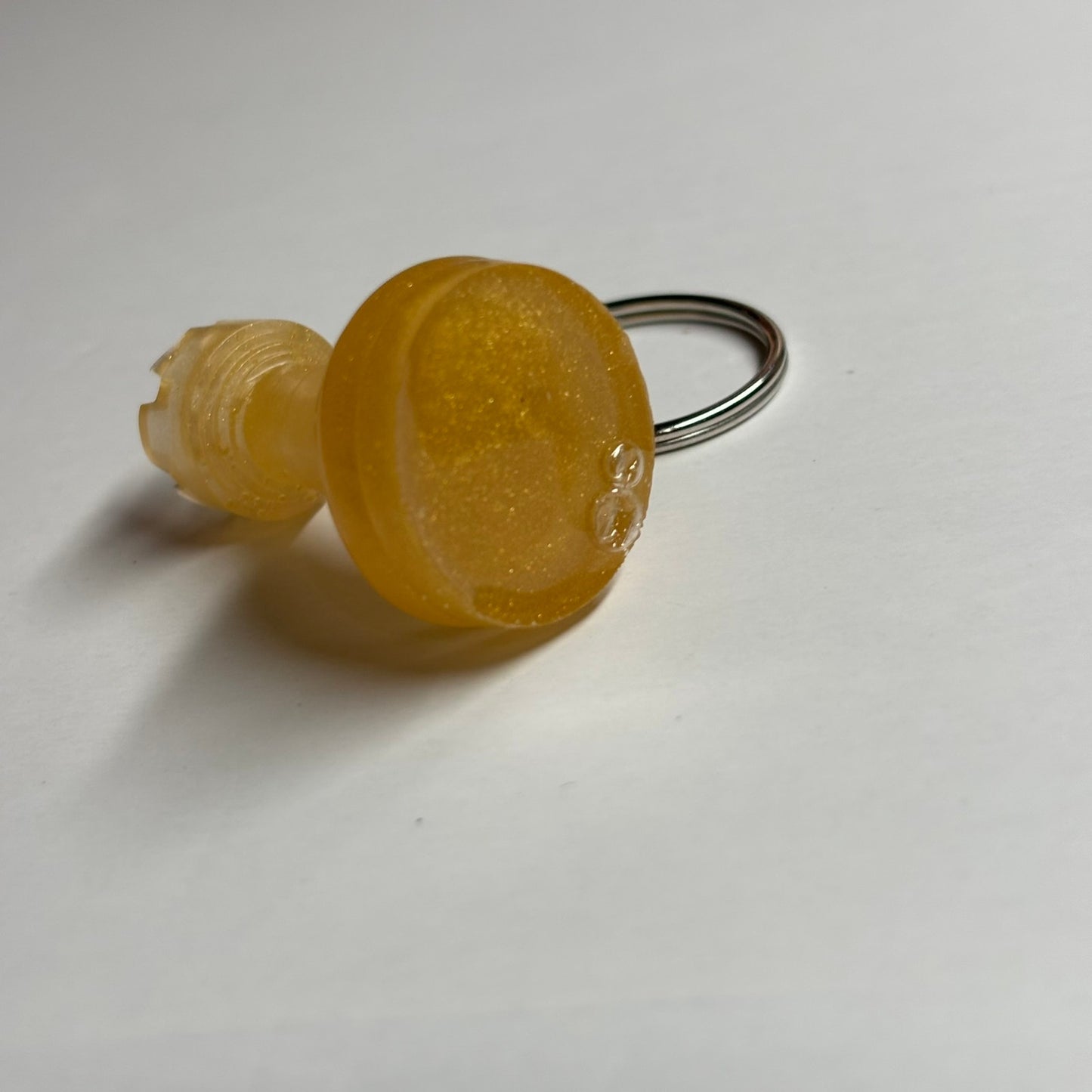 Yellow Rook - Handmade Resin Keychain