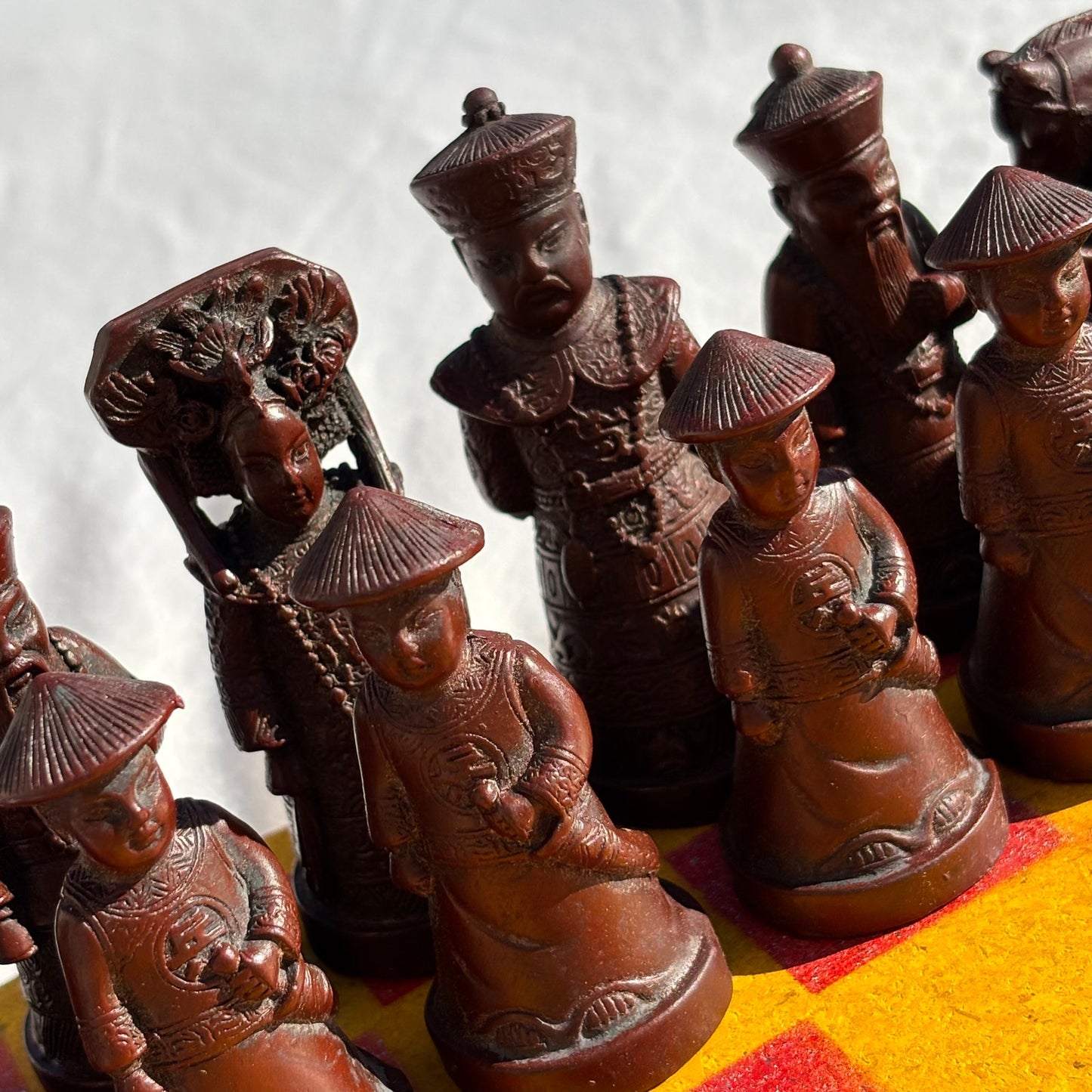 Spartan Yellow & Red - Chinese Edition Chess Set