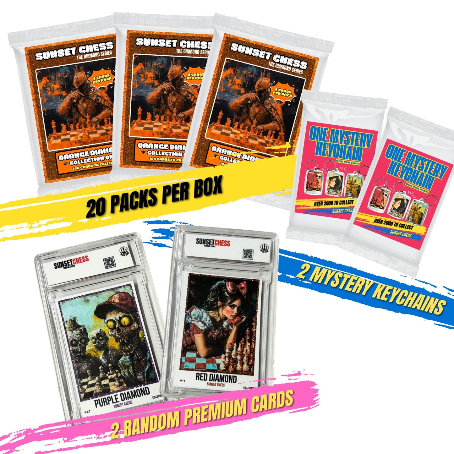 Orange Diamond Part 1 - Jumbo Box Pack - Chess Trading Cards