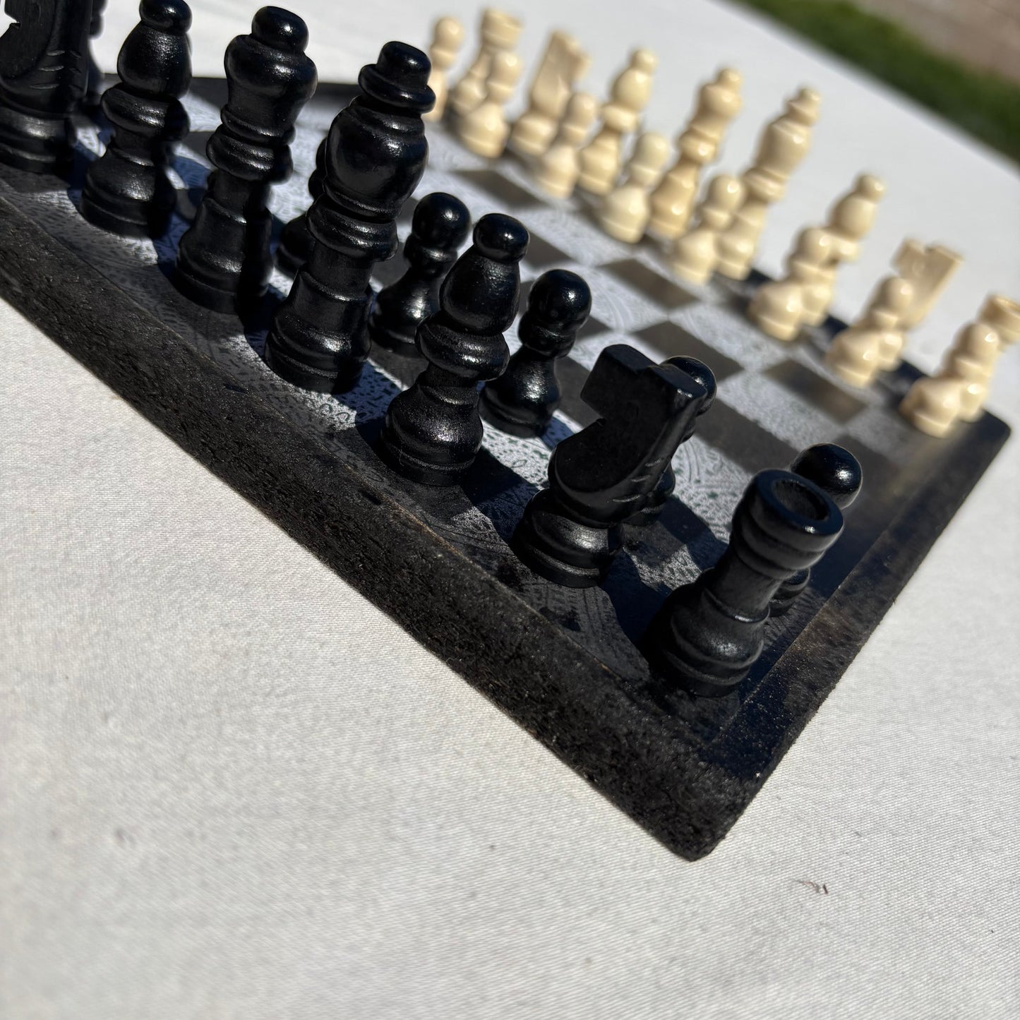 Simple Pattern - Scrapbook Chess Set