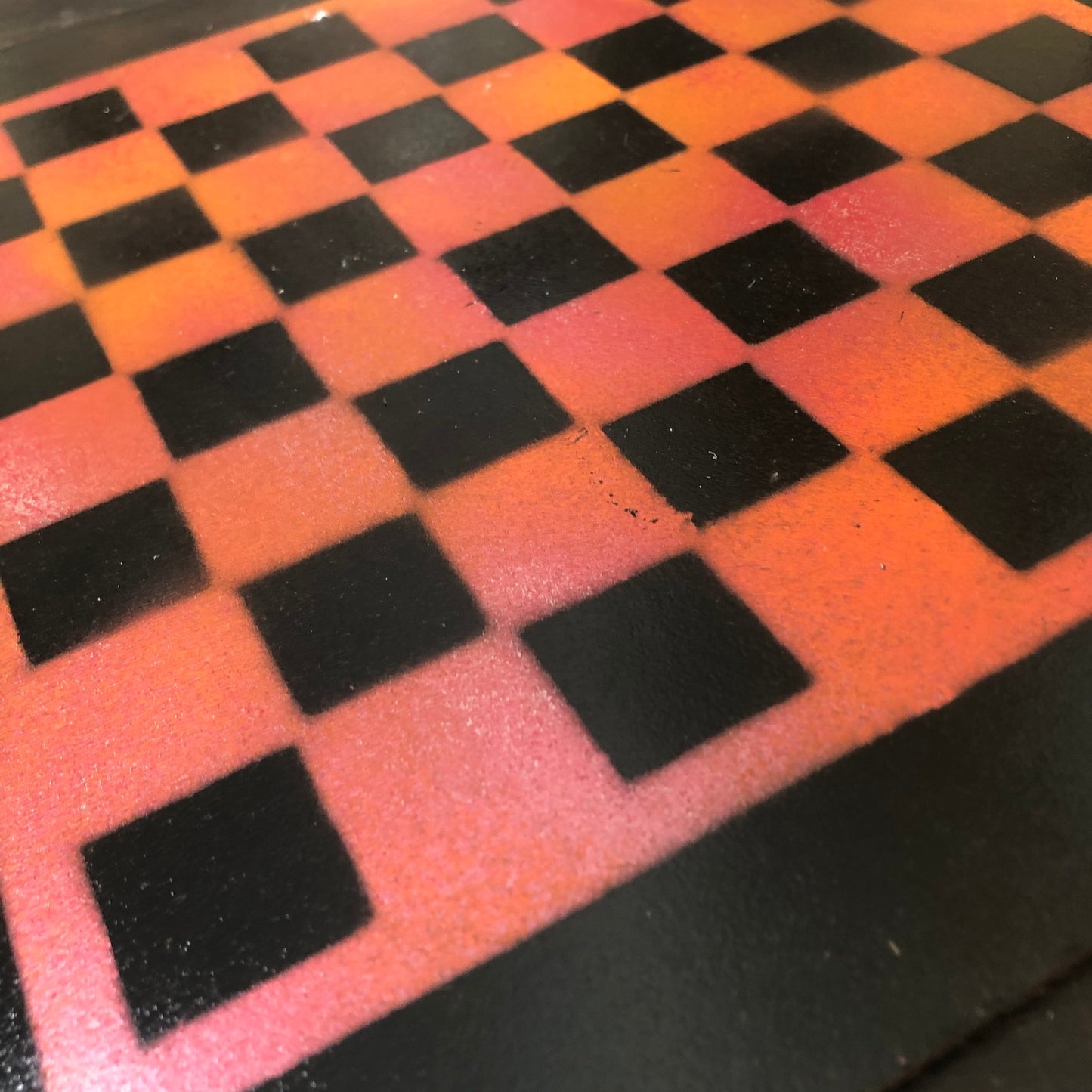 Cool Orange - Painted Chess Set