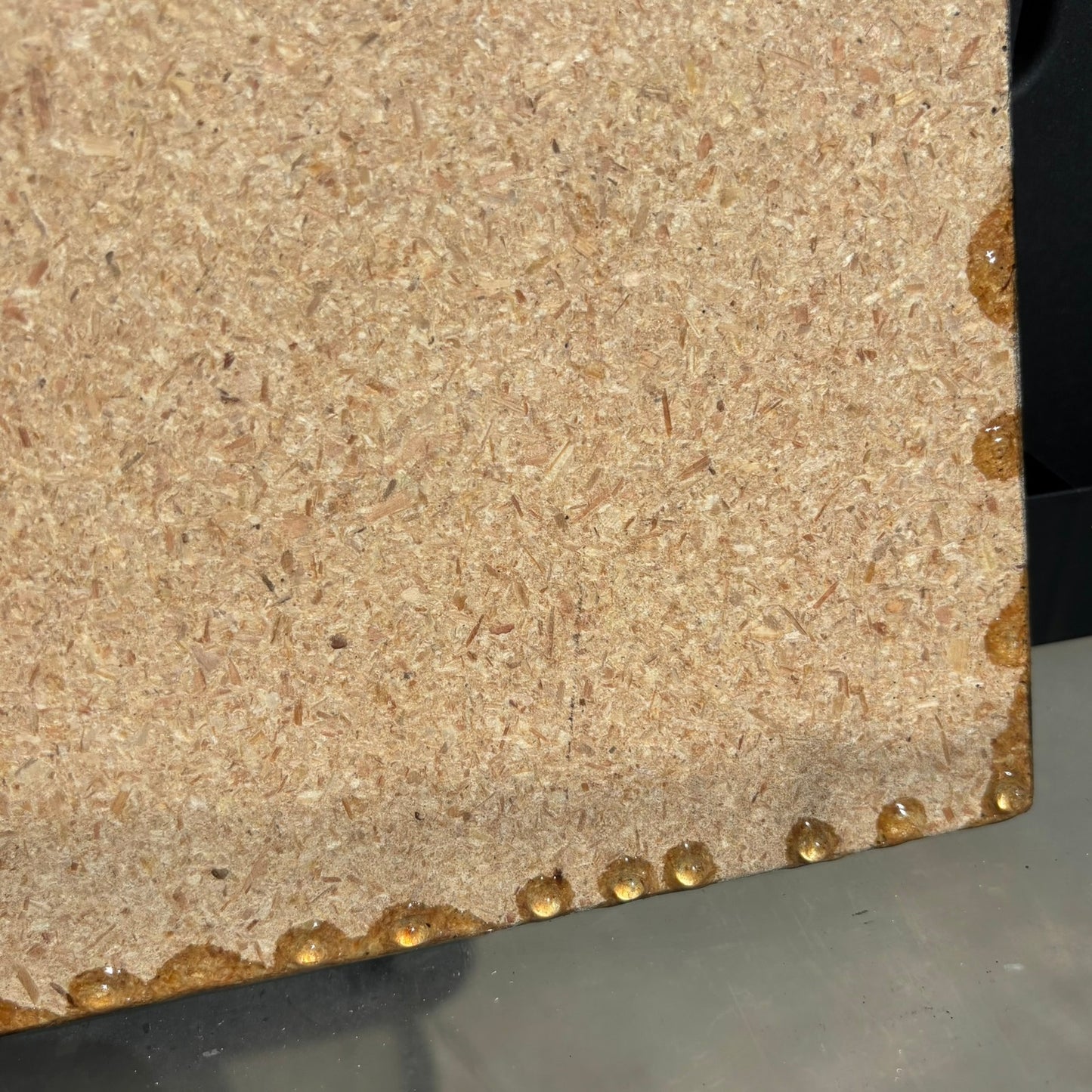 Gray Silver Flowers - Resin Coated Chess Board