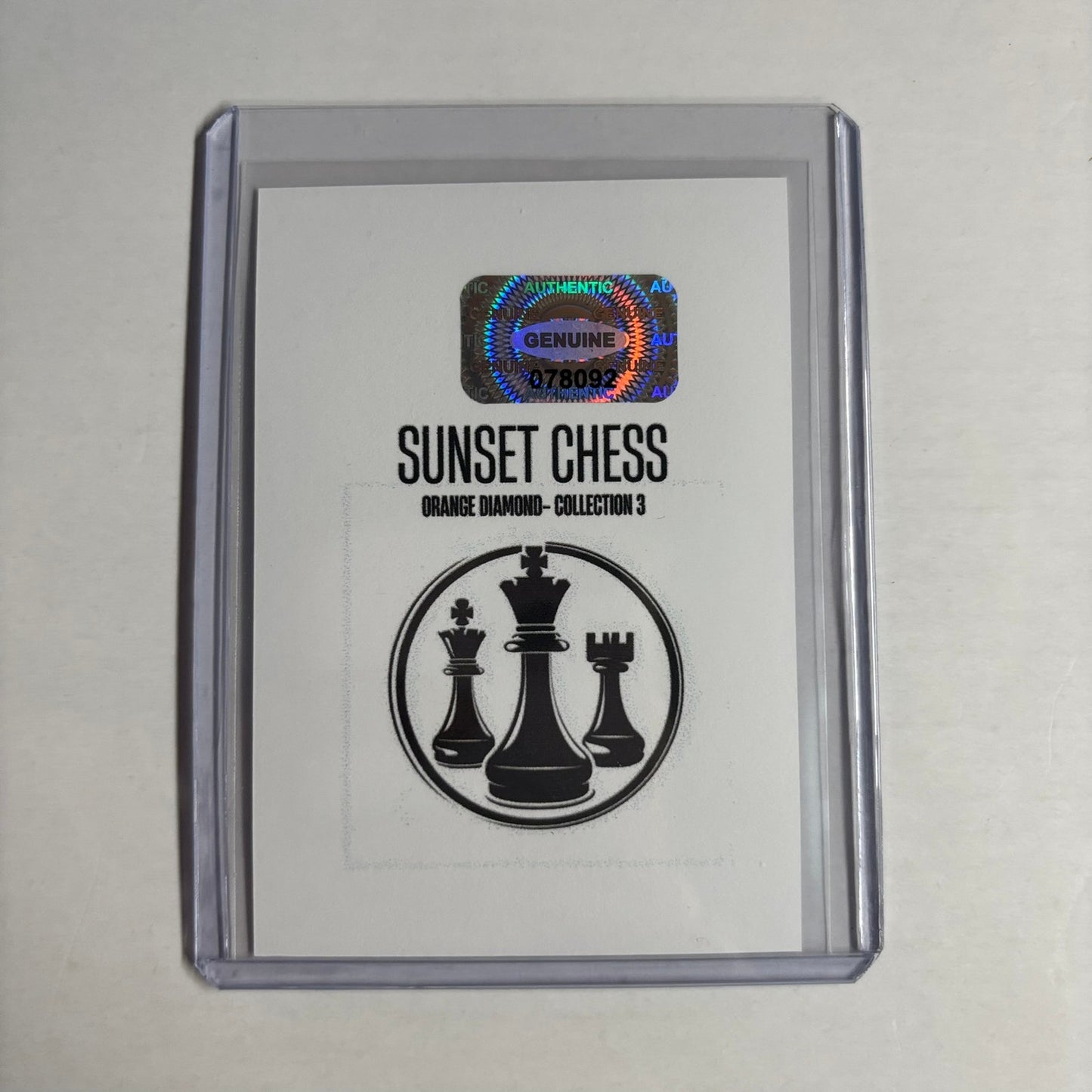 Orange Diamond Collection 3 - Trading Card
