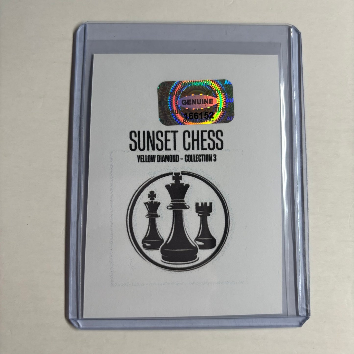 Yellow Diamond Collection 3 - Trading Card