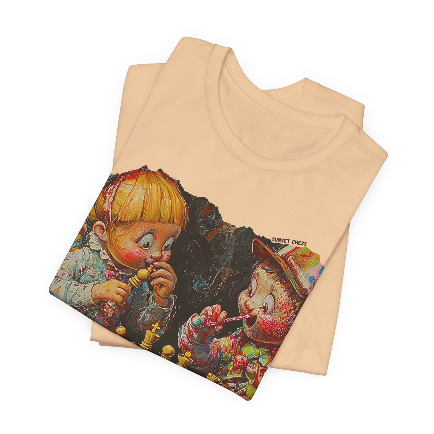 Candy Children - Sand Dune Colored Chess T Shirt