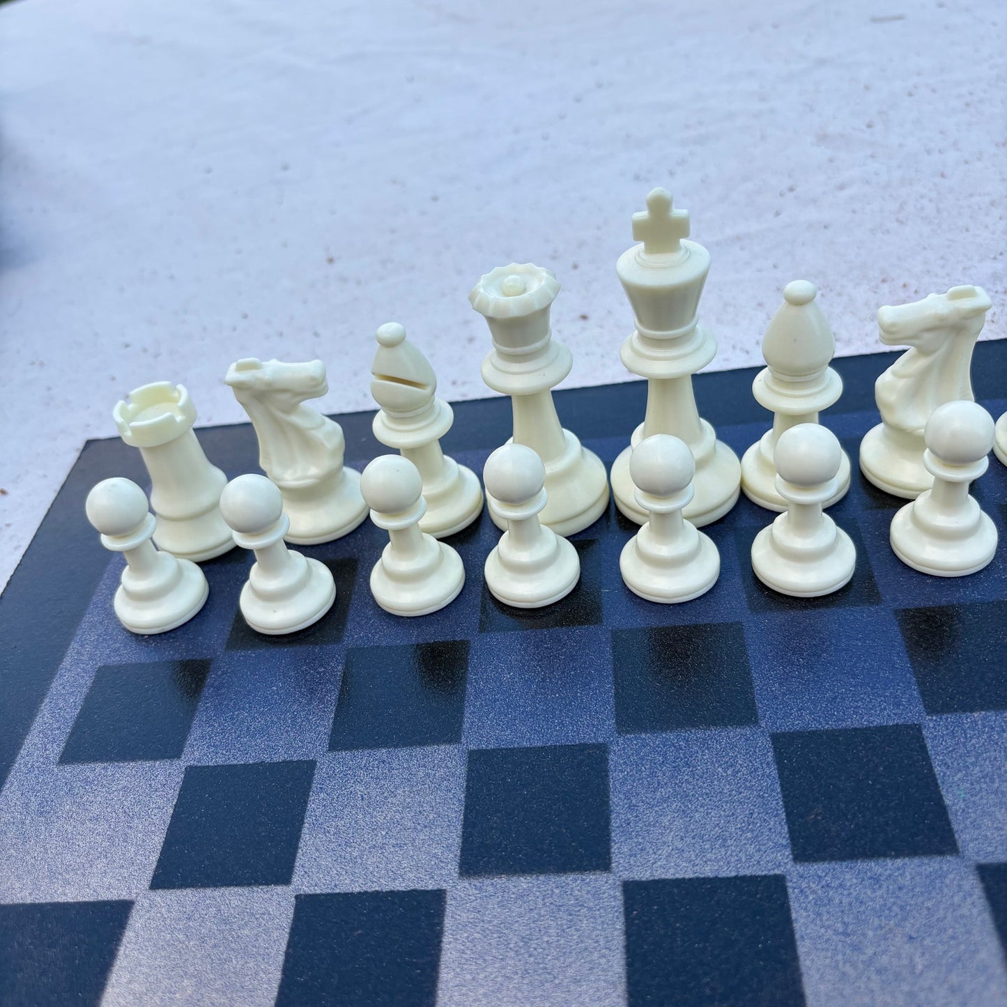 Classic Vintage - Painted Chess Set