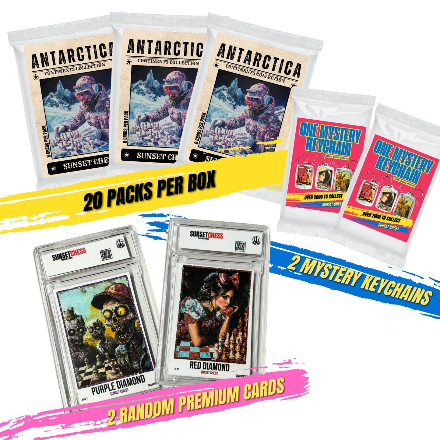 Antarctica Edition - Jumbo Box Pack - Chess Trading Cards