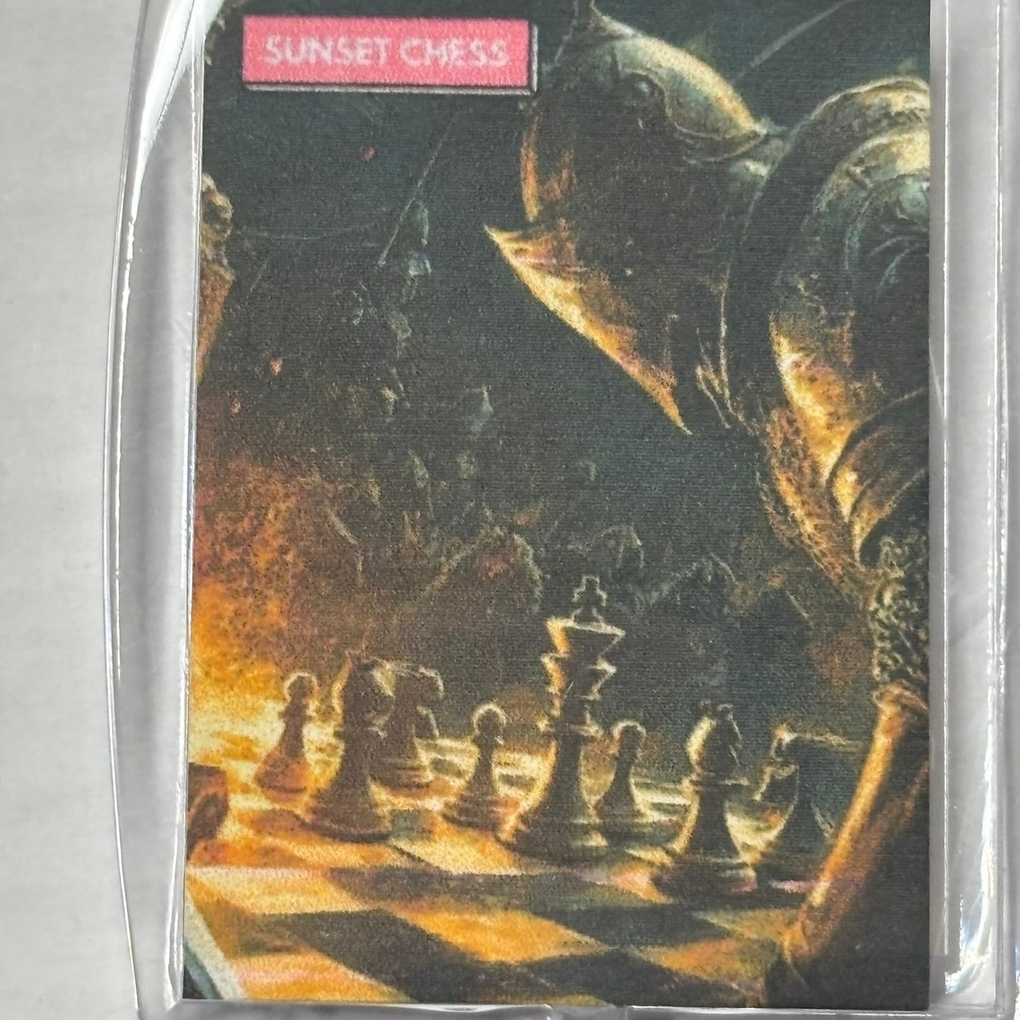 Fire Sparks - Chess Photo Keychain