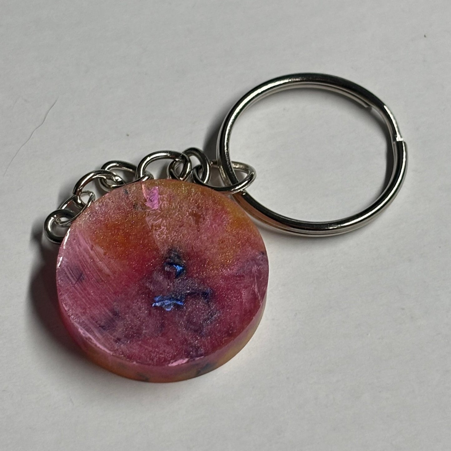 Pink King - Handmade Resin Keychain