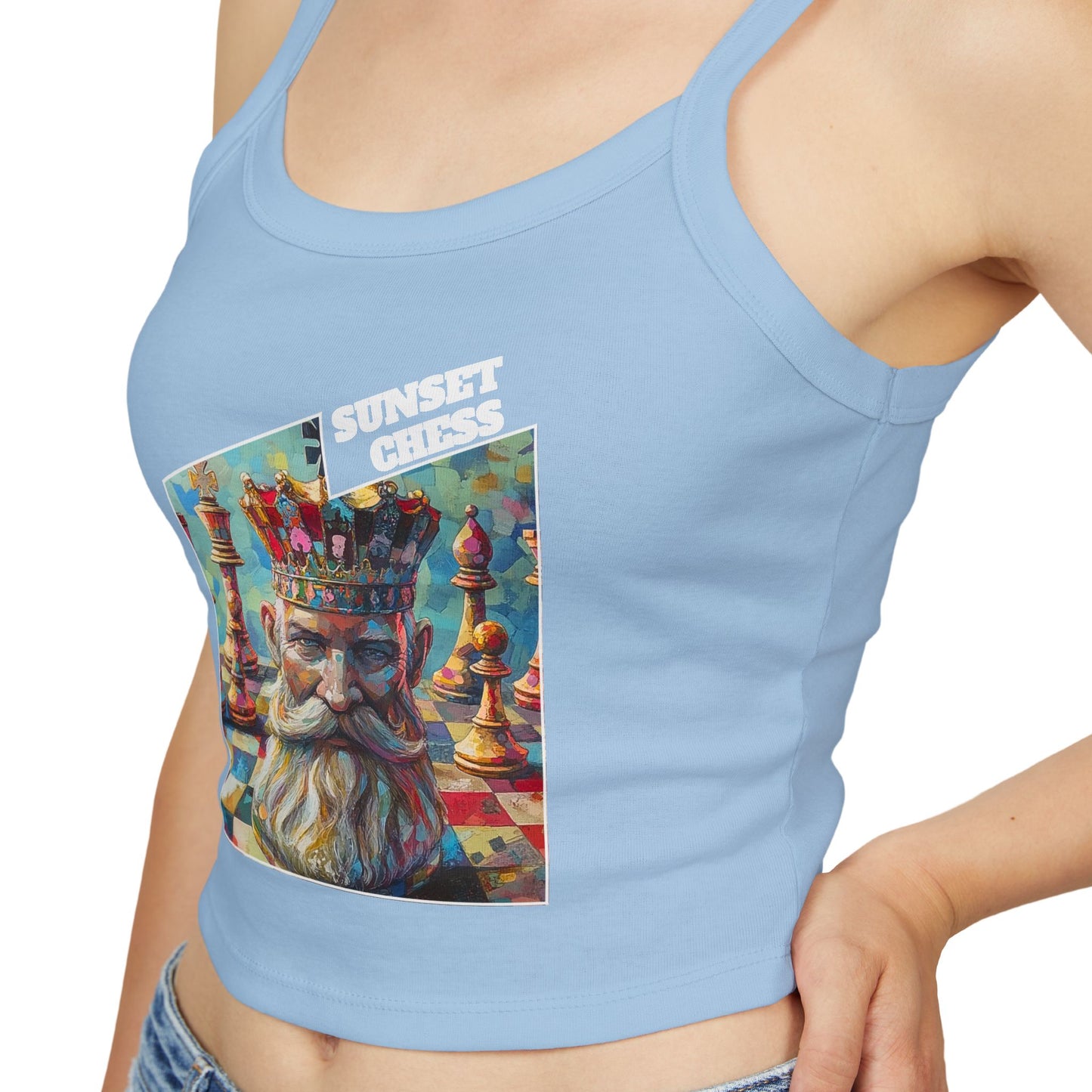 King Of Chess - Women's Sky Blue Tank Top