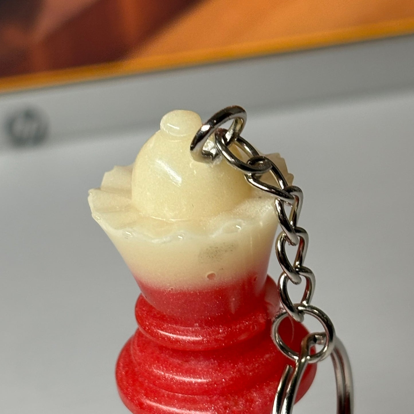 Snow Top Queen - Handmade Resin Keychain - Large Edition