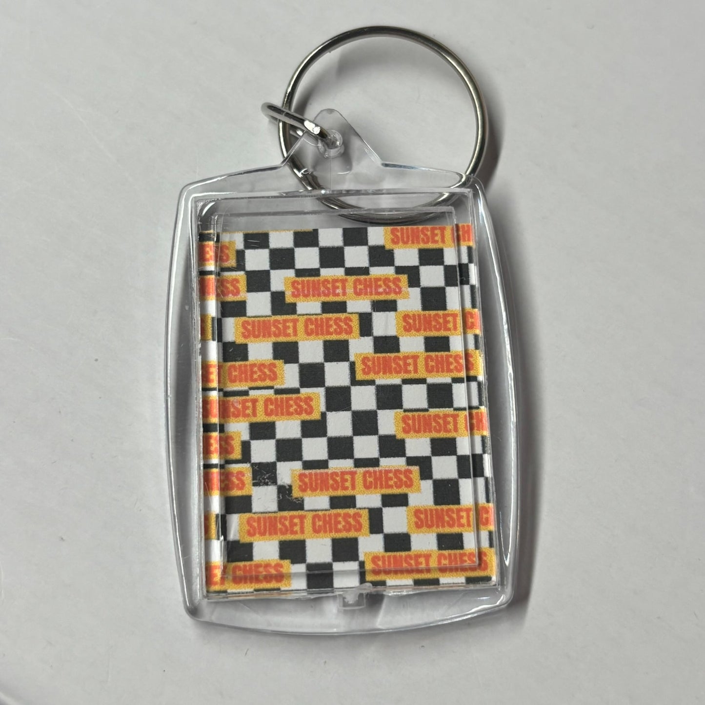 Young Knight - Chess Photo Keychain